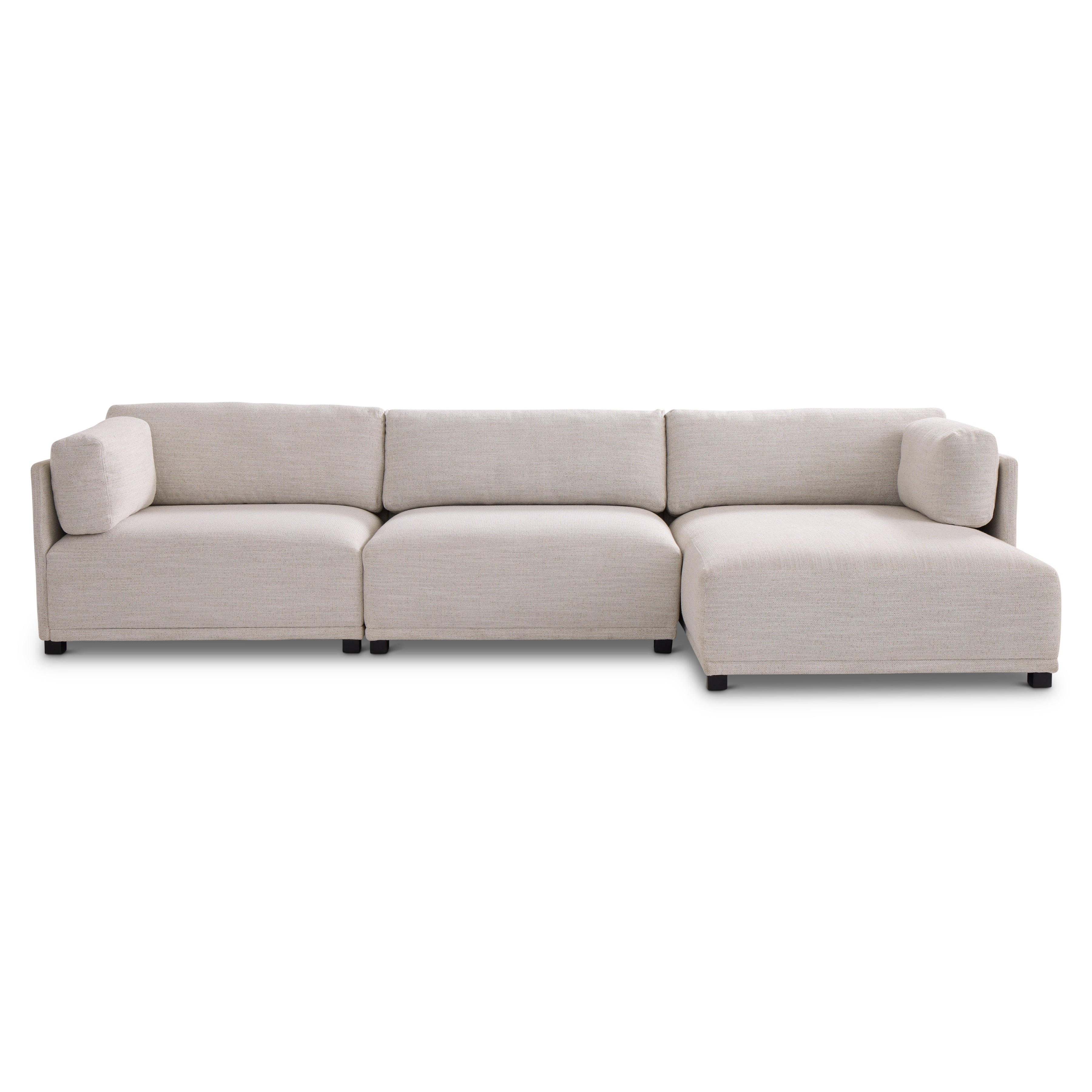 Parker 3 Piece Fabric Sectional by Bernhardt