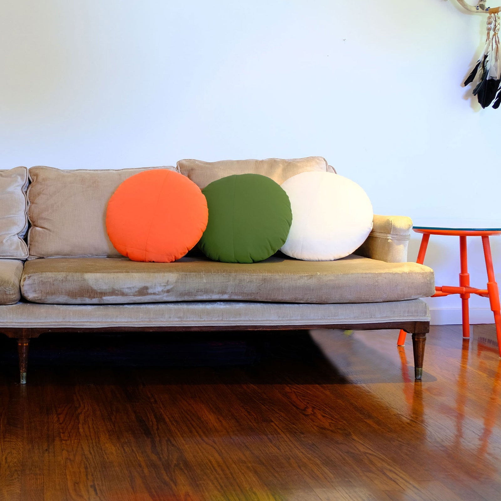 Round Throw Pillow