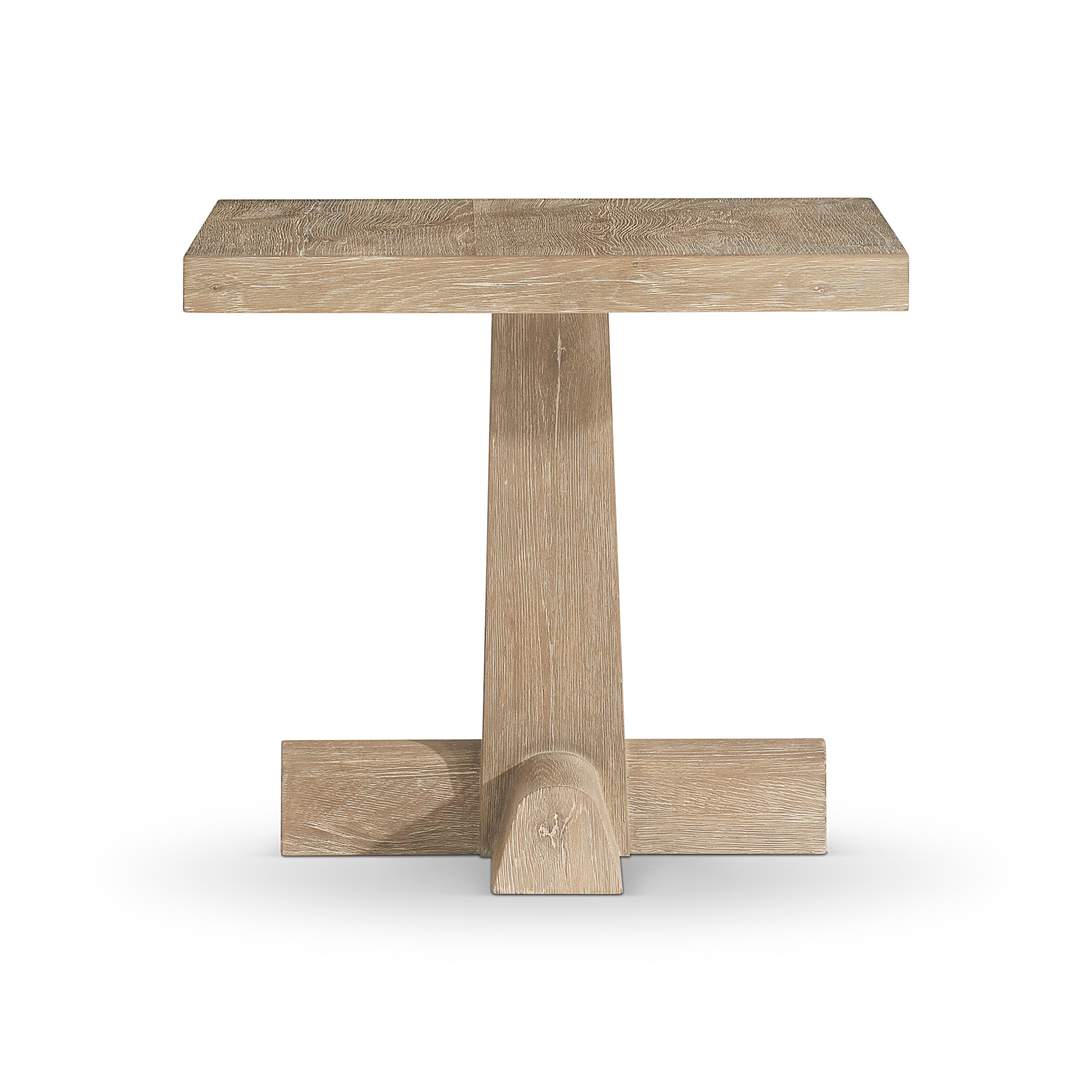 Tribeca Side Table with Pedestal Base by Bernhardt