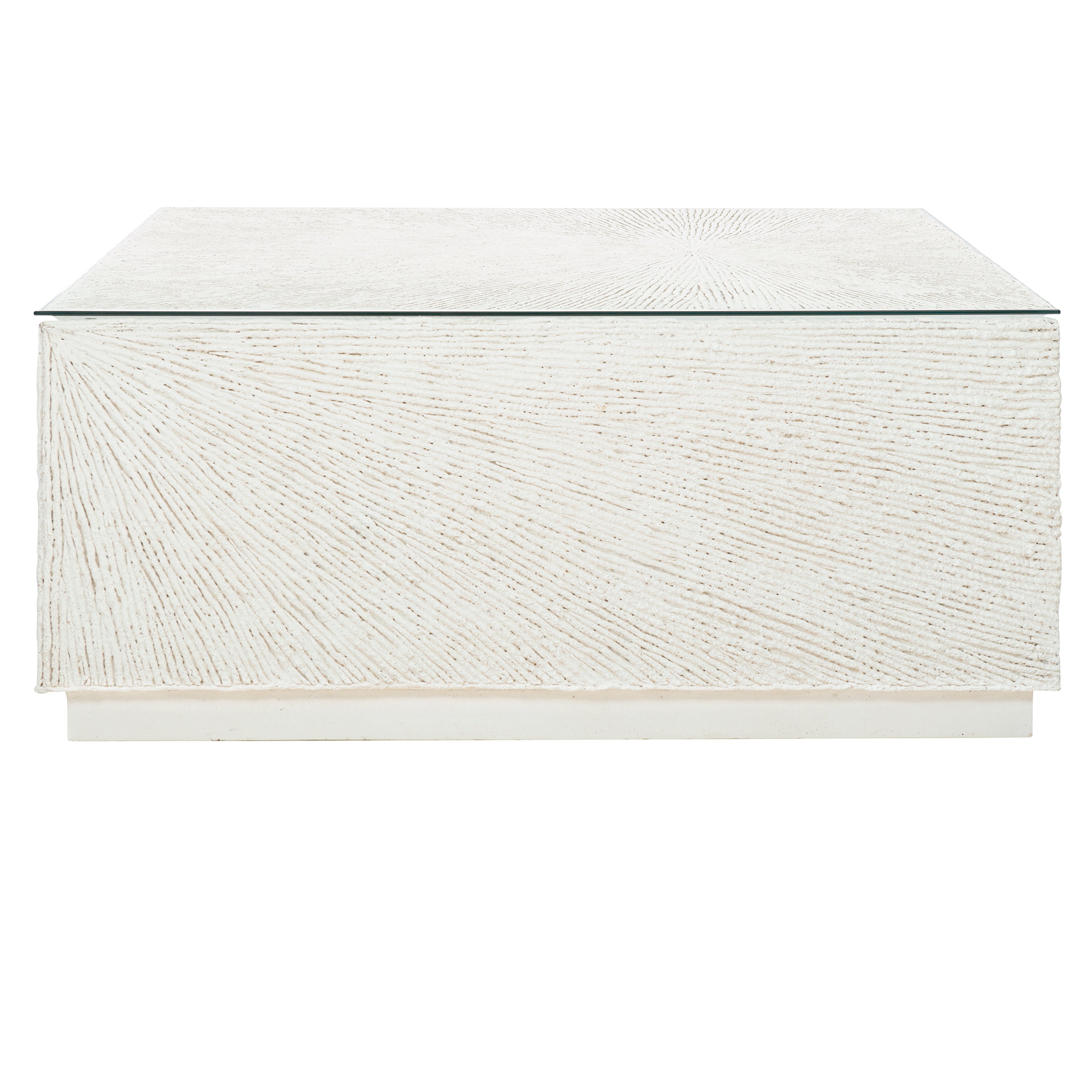 Tenerife Square Coco Twig Outdoor Cocktail Table by Bernhardt