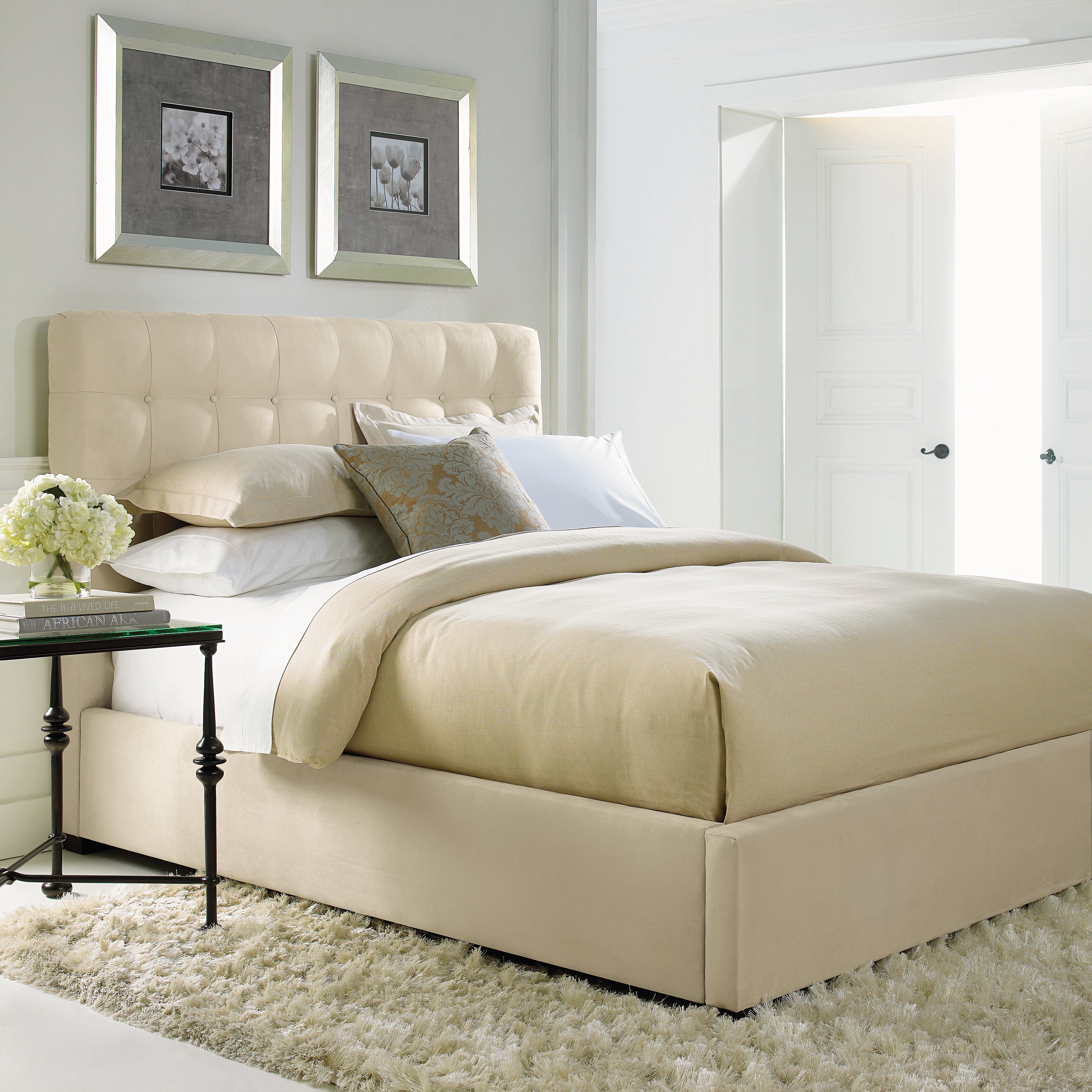 Avery Fabric Panel Bed by Bernhardt