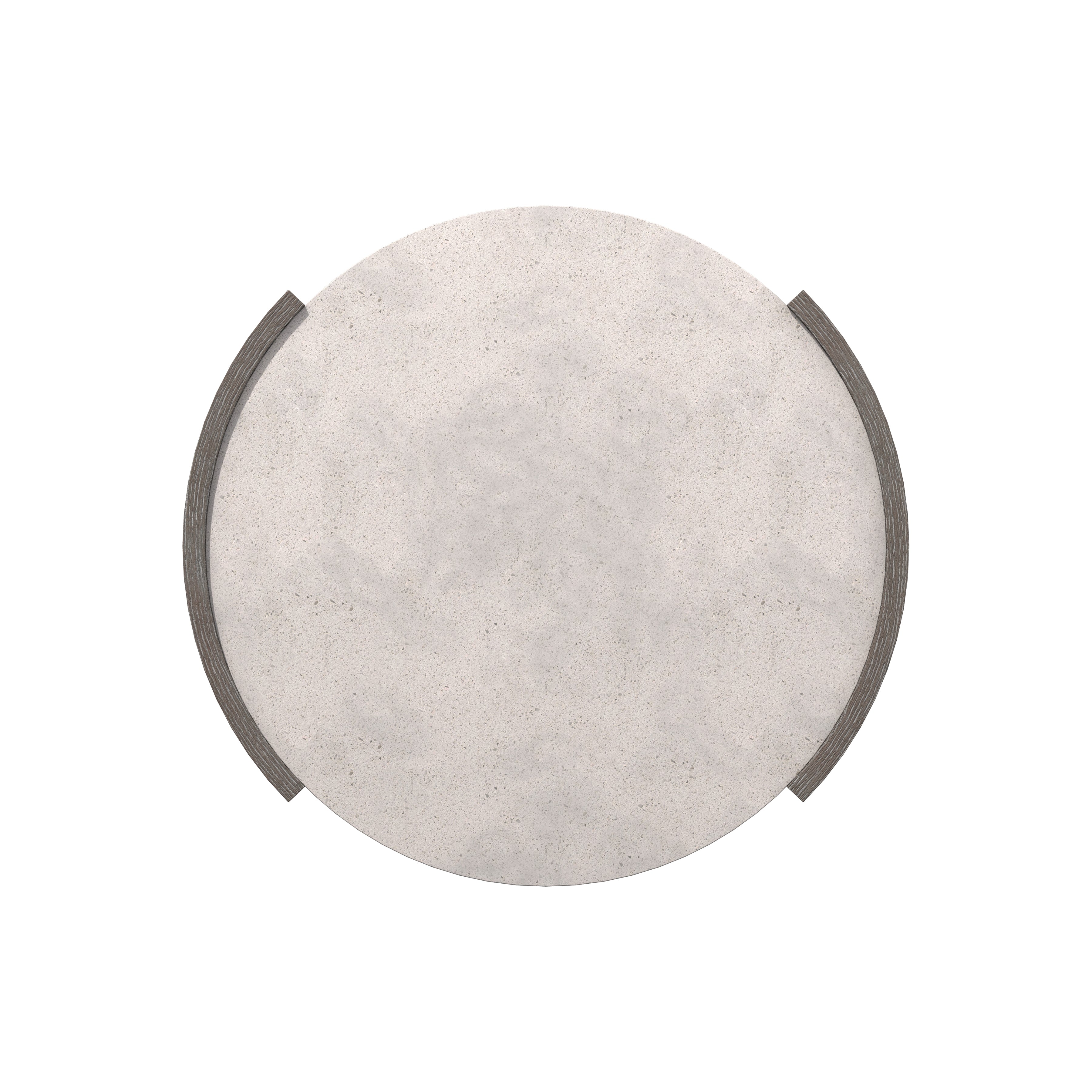 Prado Side Table in Porcini Finish by Bernhardt