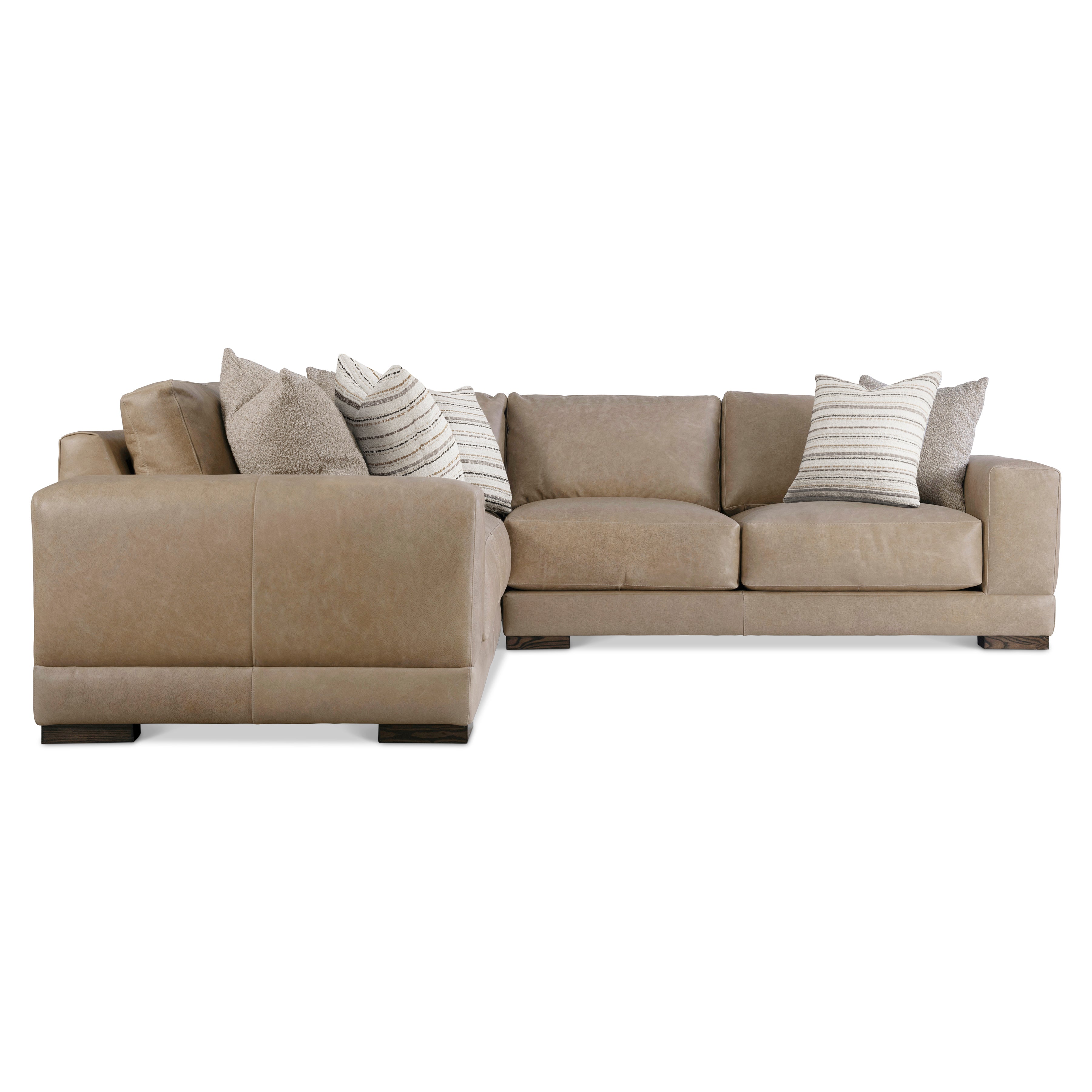Lars Leather 3-Piece Sectional by Bernhardt