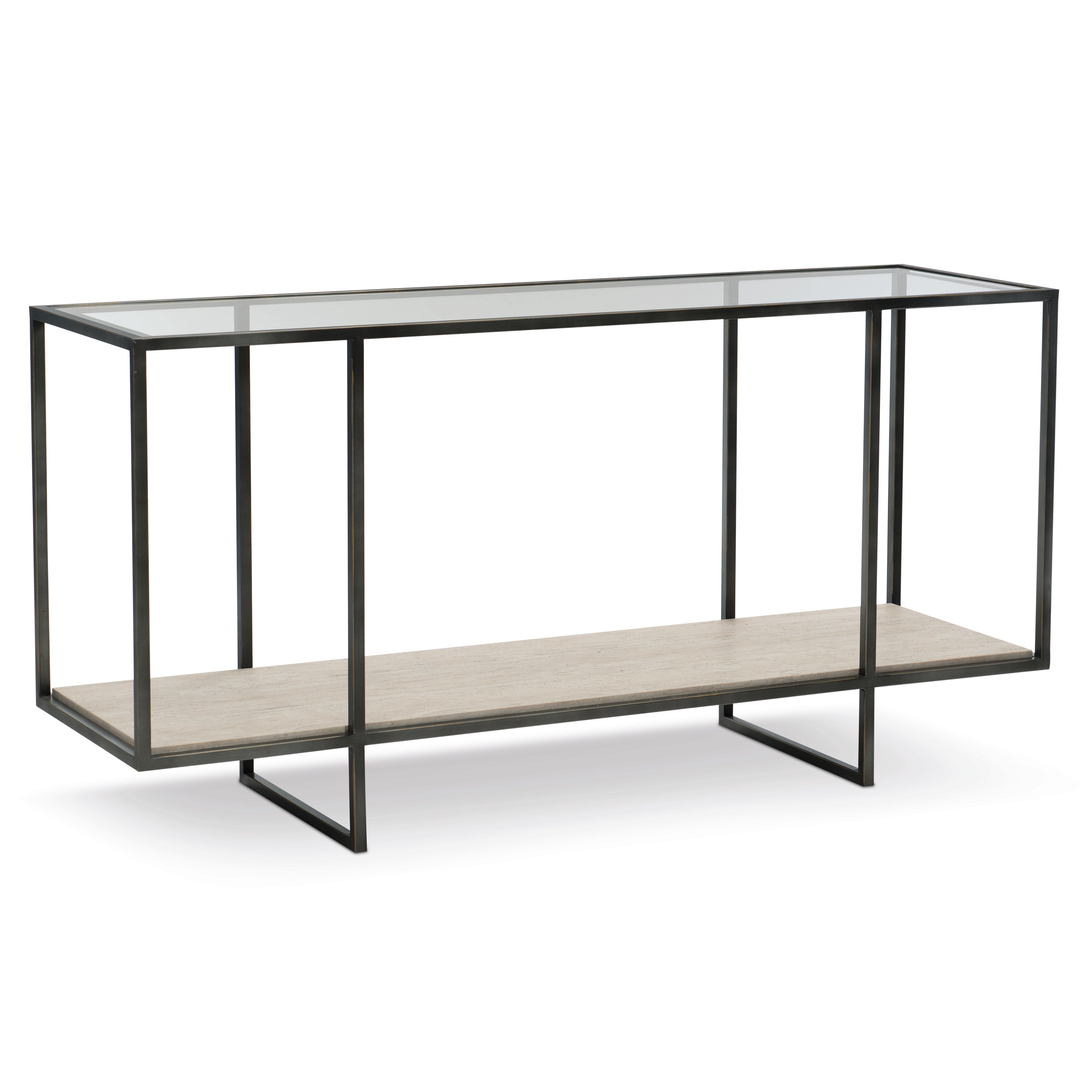 Harlow Metal Console Table by Bernhardt