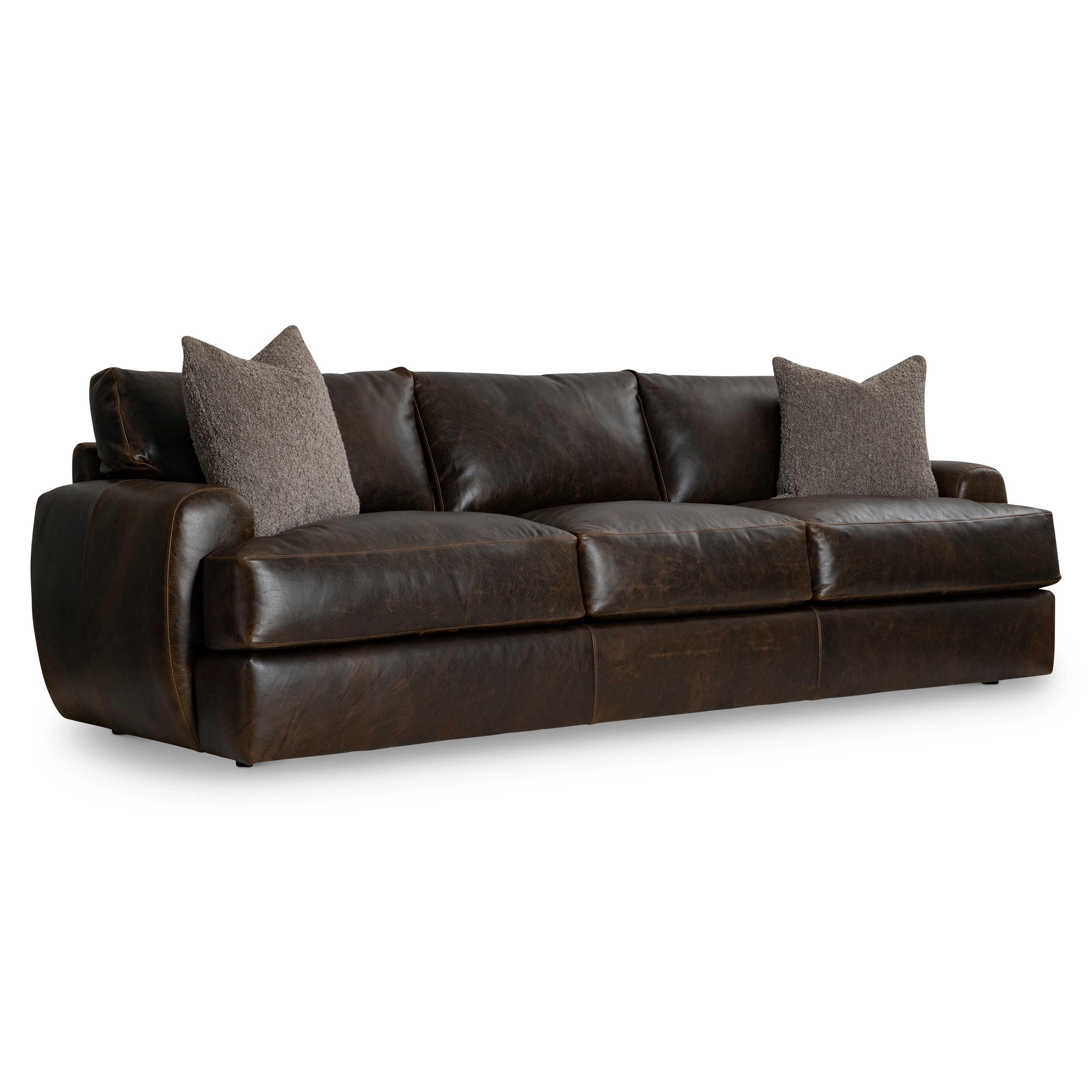 Cameron Leather Sofa by Bernhardt