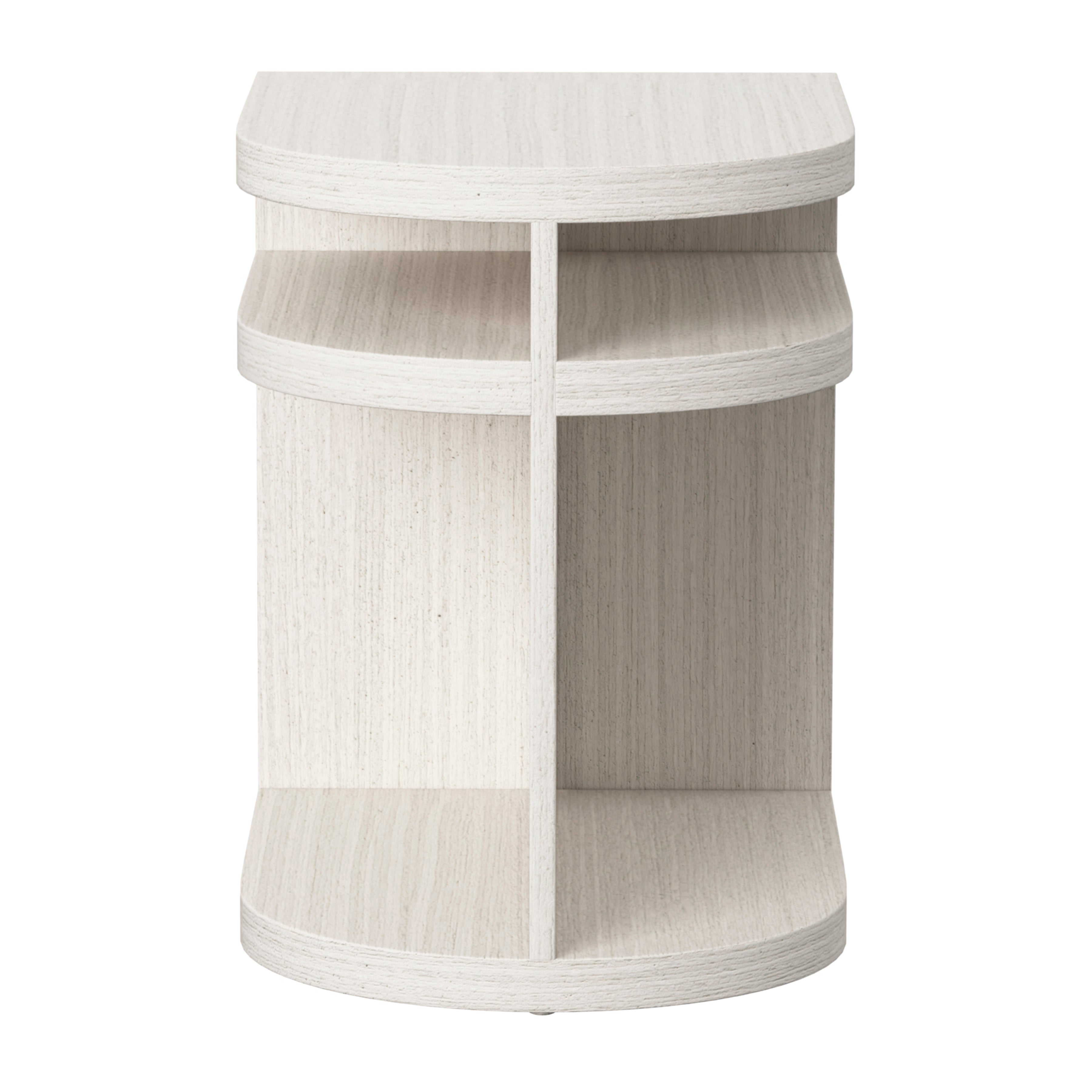 Stratum Side Table with Shelves by Bernhardt