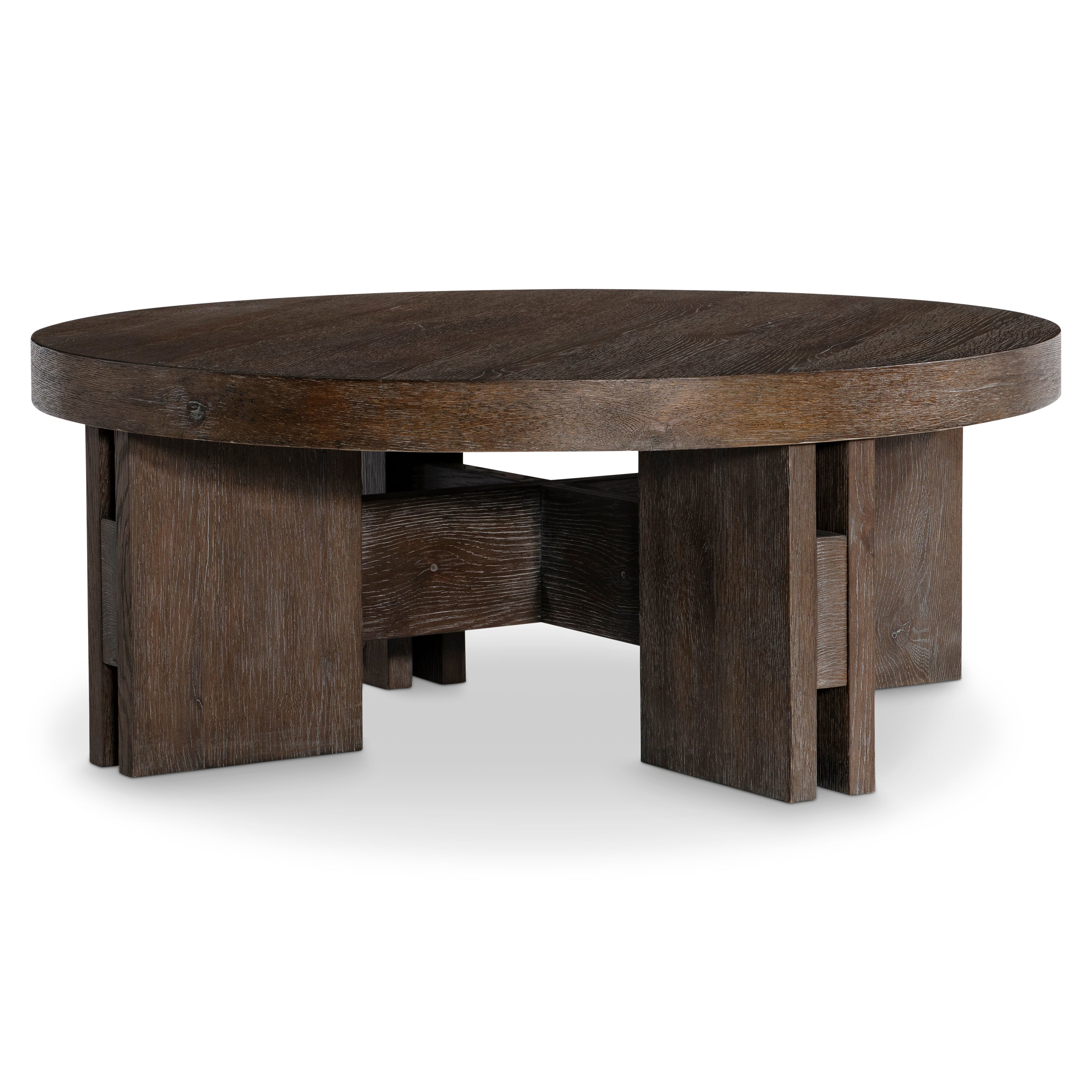 Outline Round Cocktail Table by Bernhardt