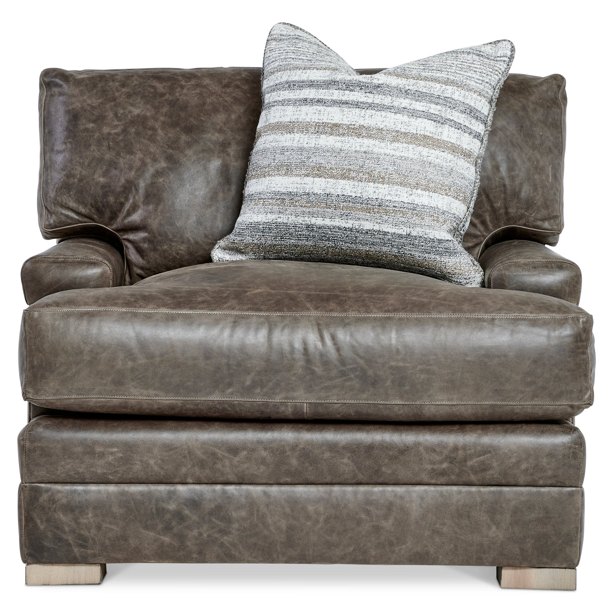 Burnham Leather Chair by Bernhardt
