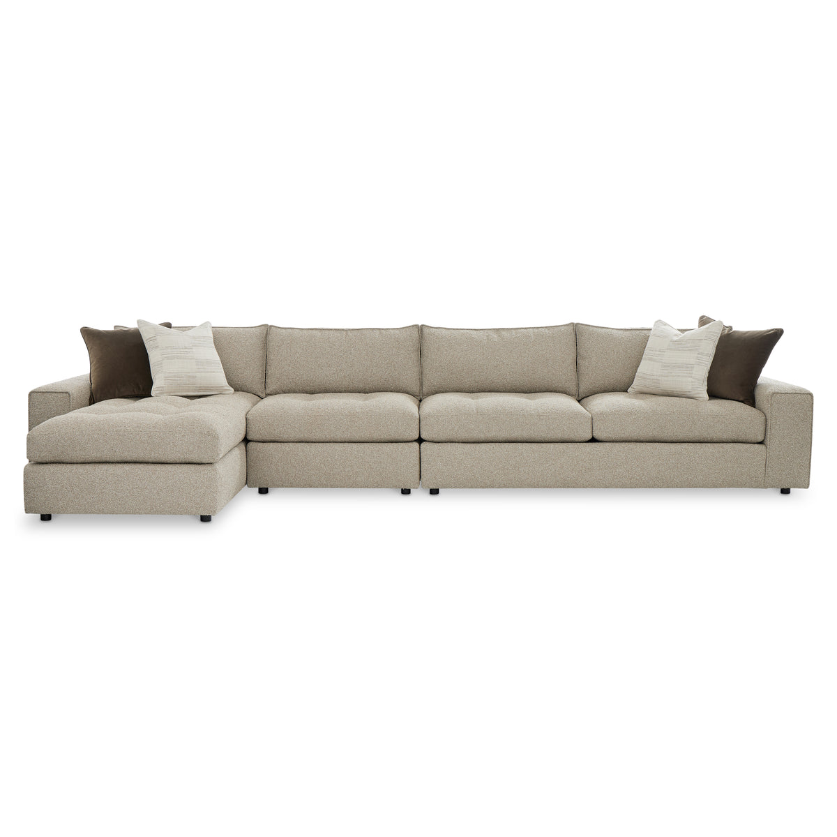 Nest 3pc Left Facing Fabric Sectional by Bernhardt