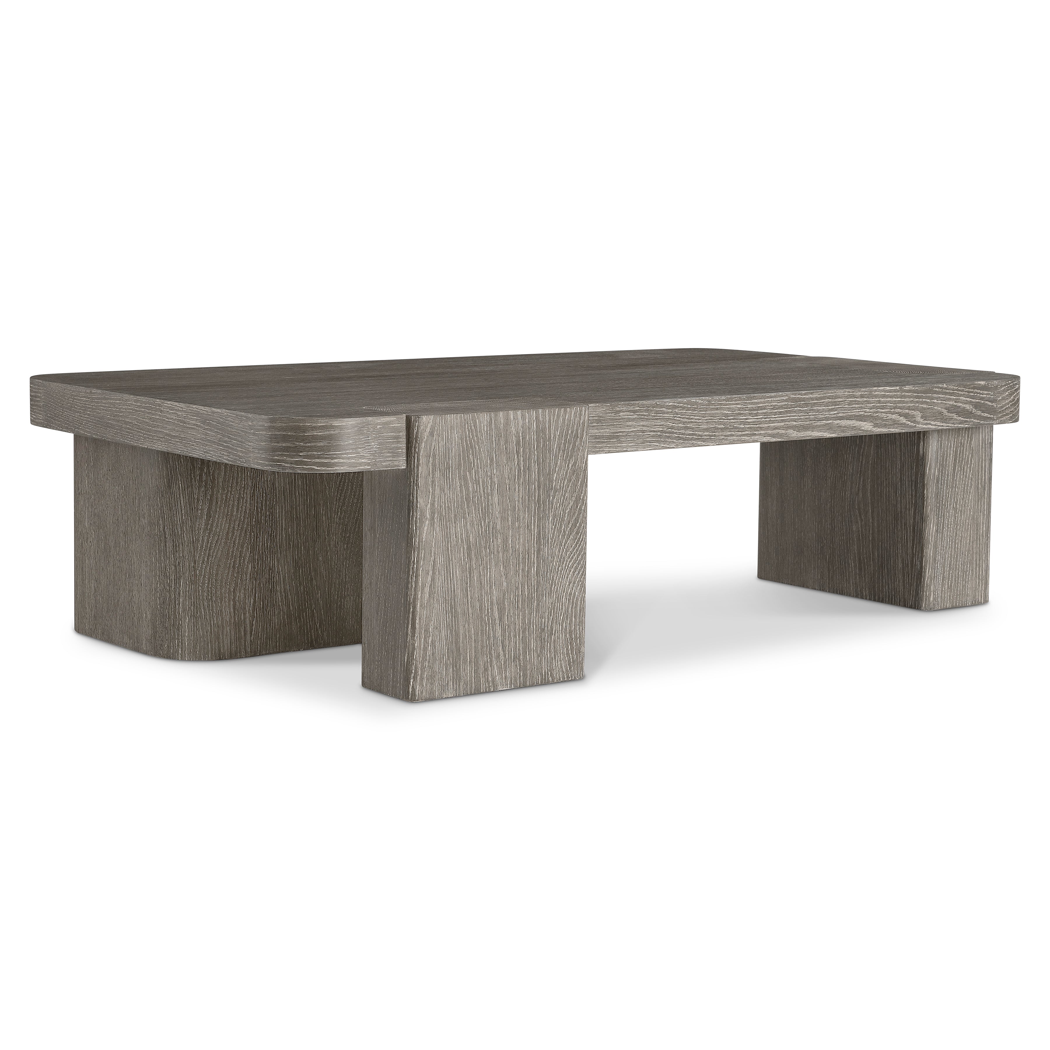 Monolith Open Base Cocktail Table by Bernhardt
