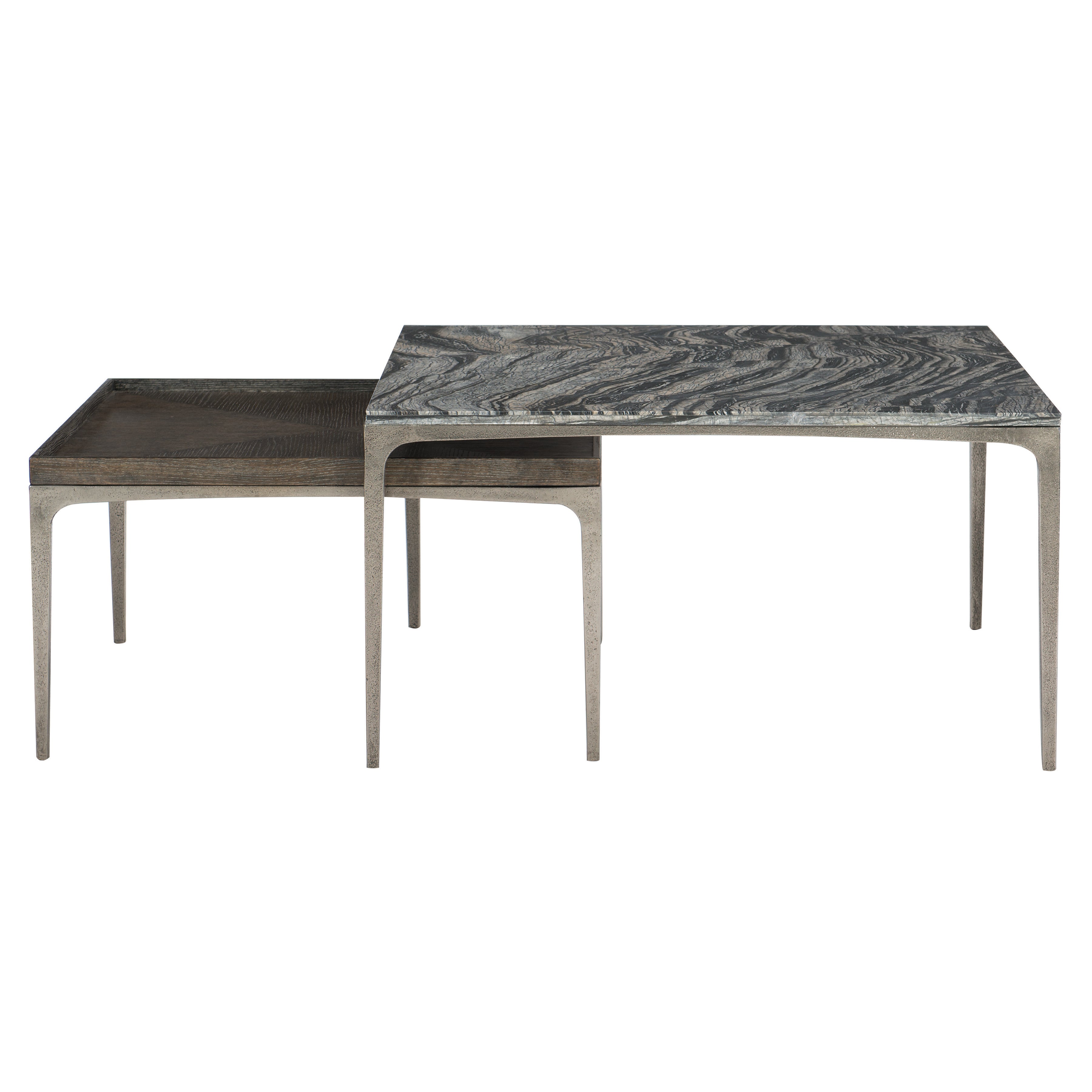 Strata Charcoal Cocktail Table by Bernhardt