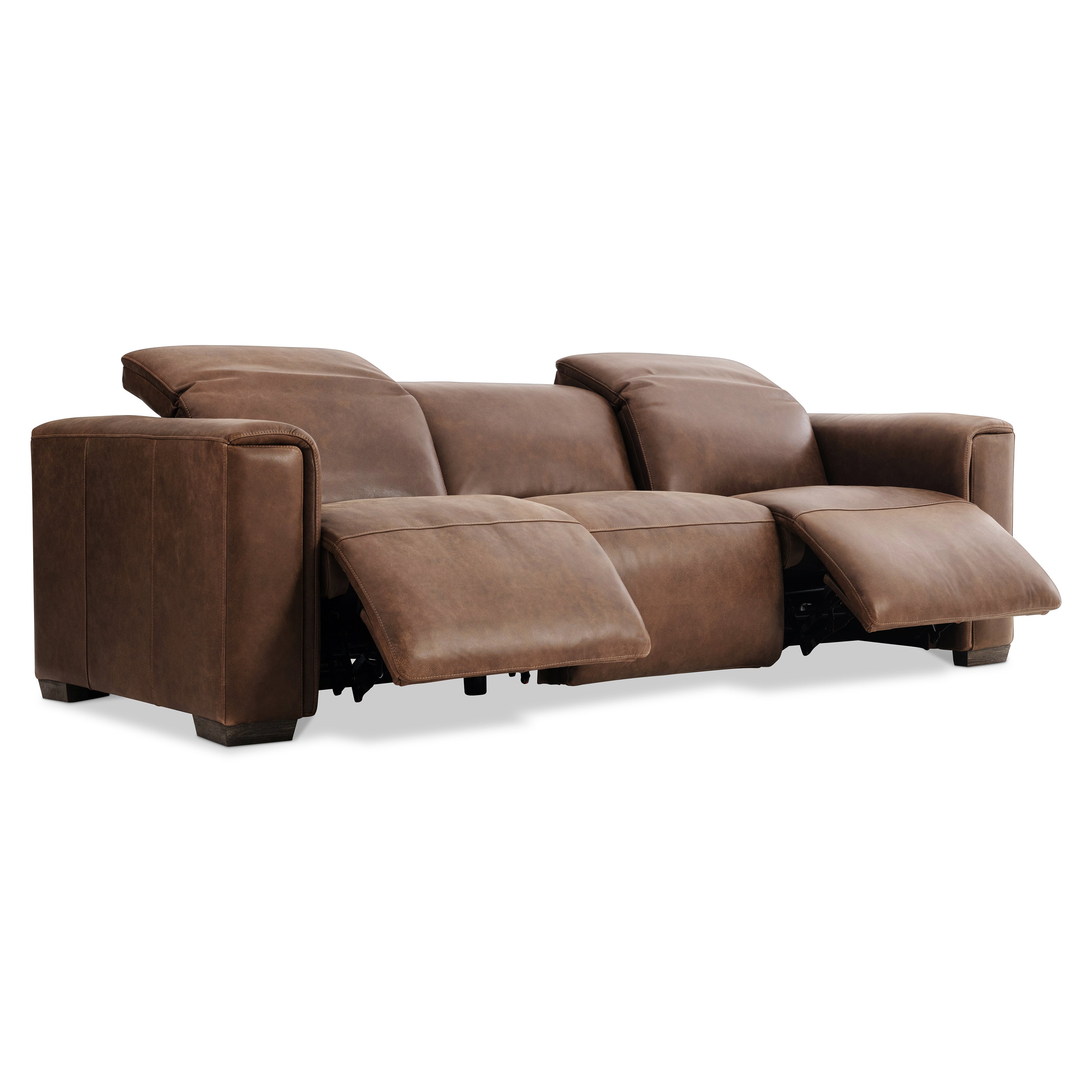 Billings Leather Power Motion Sofa by Bernhardt
