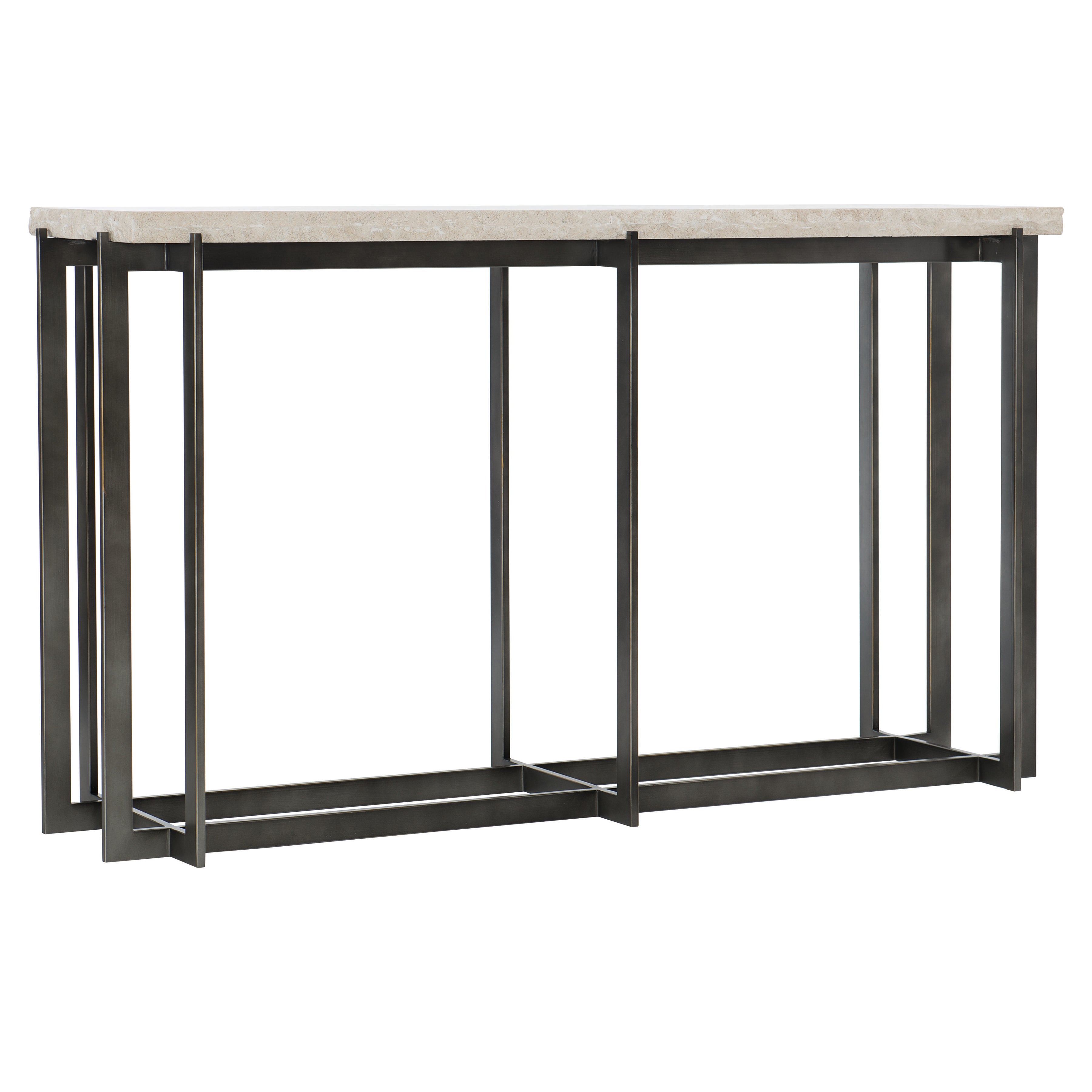Hathaway Metal Console Table by Bernhardt