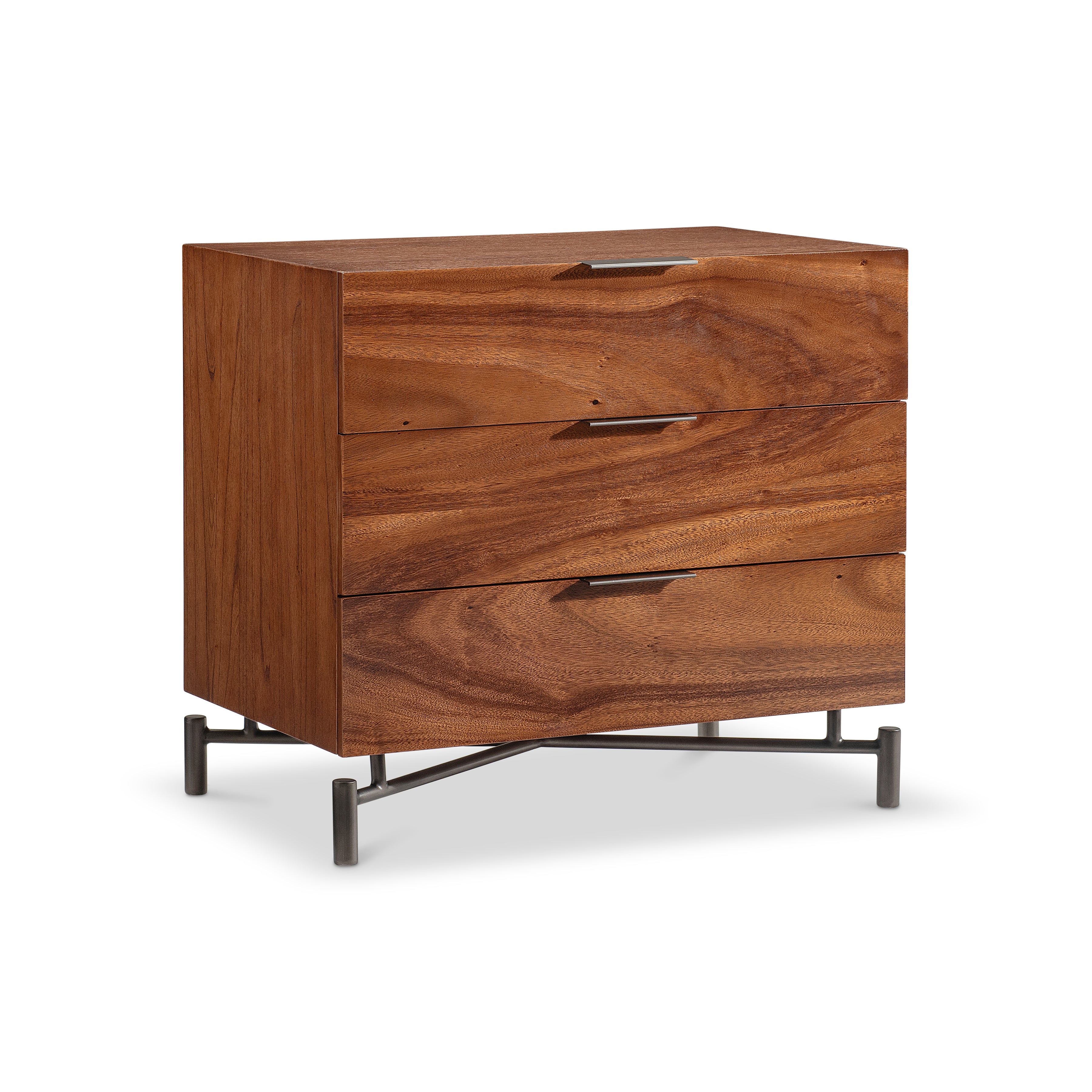 Brasea 3 Drawer Nightstand by Bernhardt