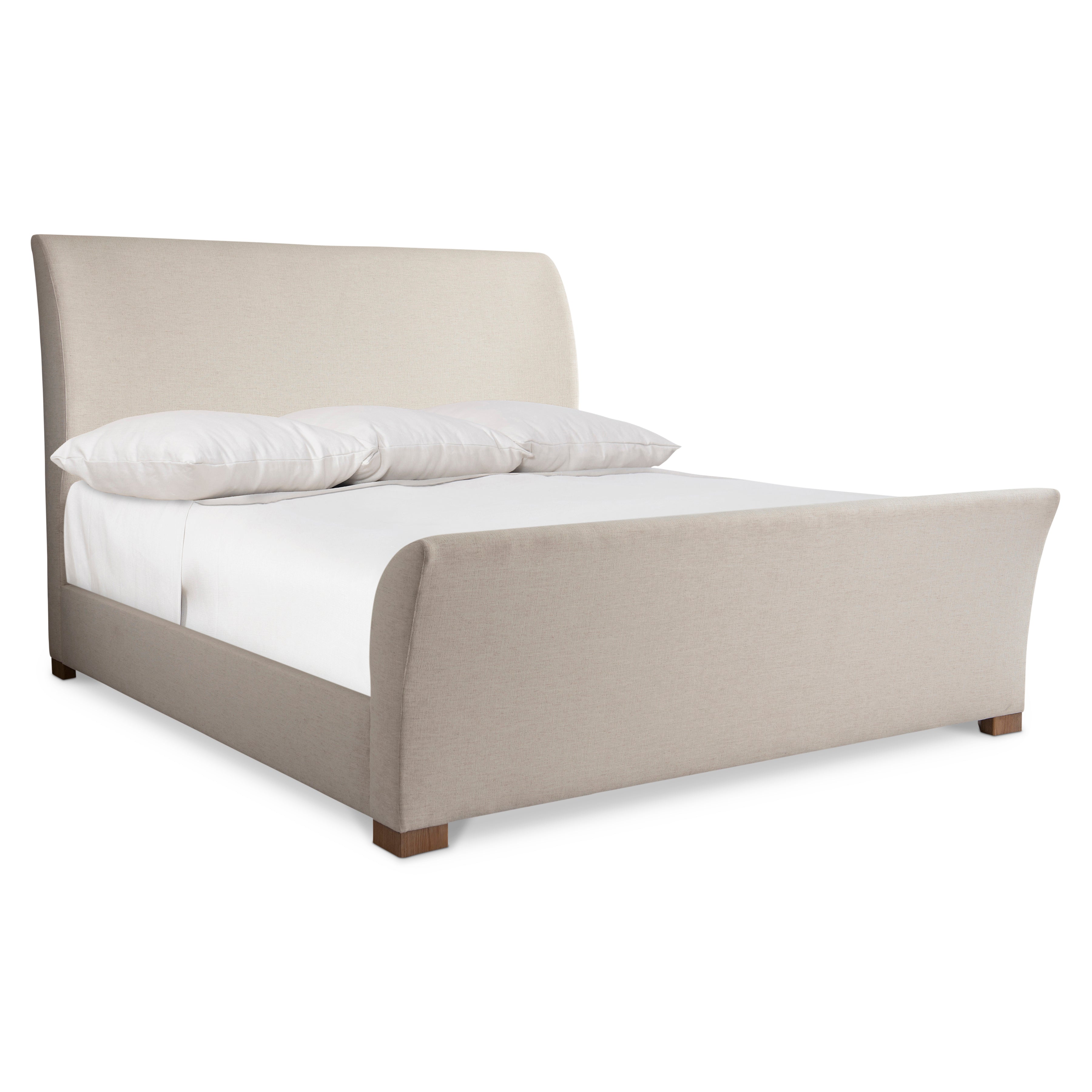 Modulum Upholstered California King Sleigh Bed by Bernhardt