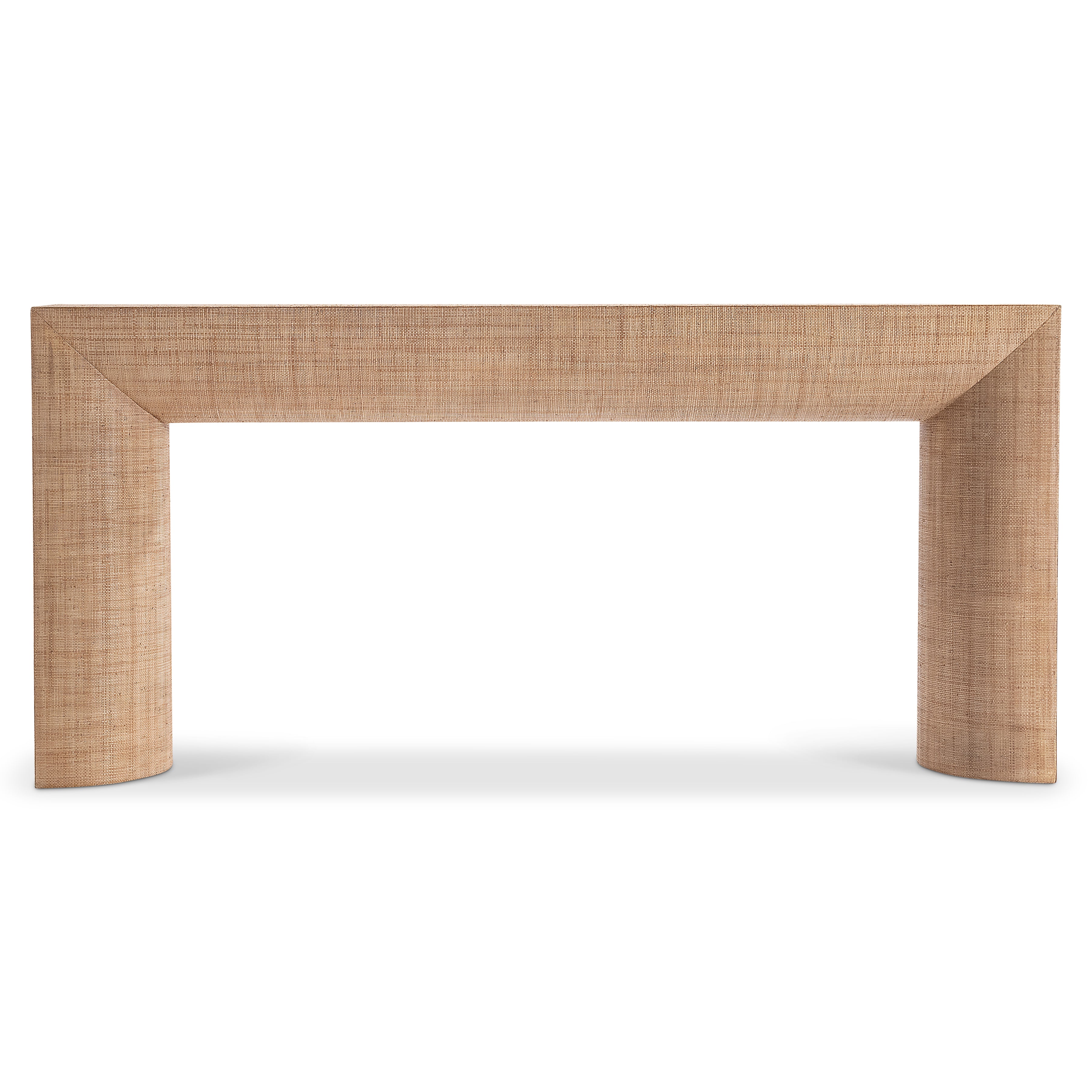 Brasea Woven Console Table by Bernhardt