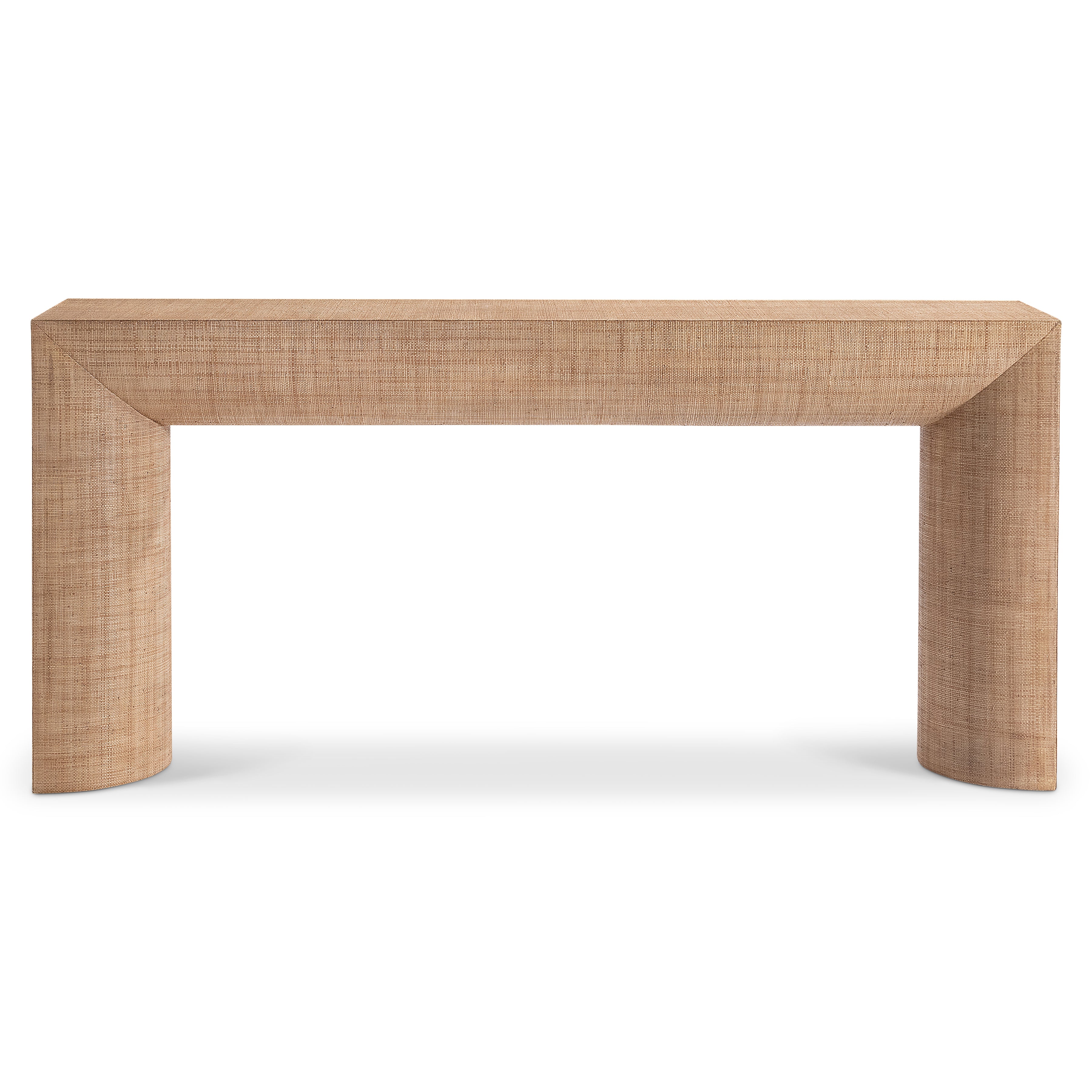 Brasea Woven Console Table by Bernhardt
