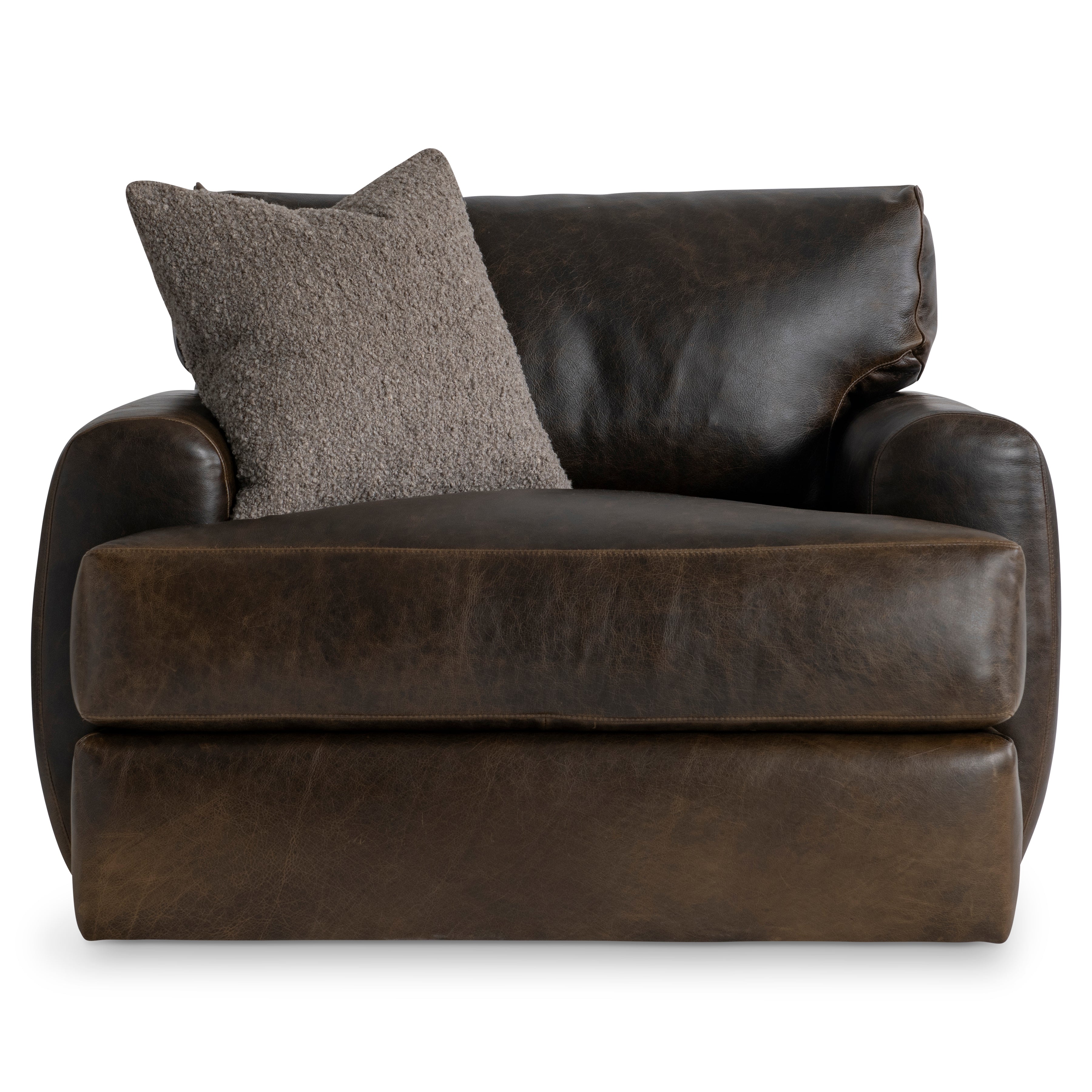 Cameron Leather Swivel Chair by Bernhardt
