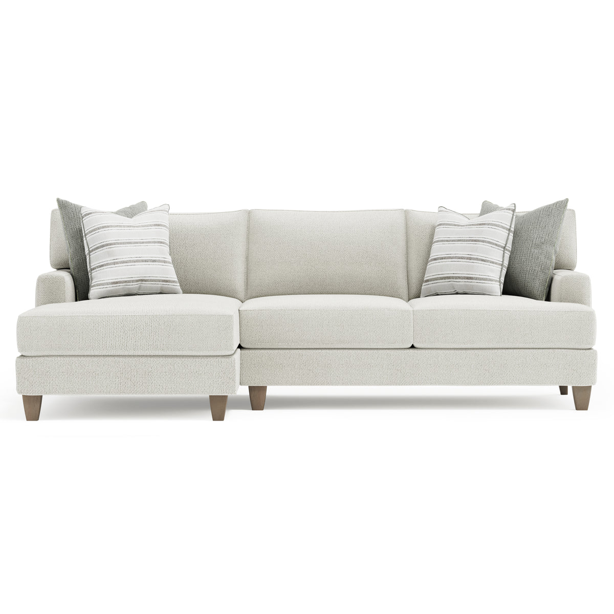 Mila 2-Piece Fabric Sectional by Bernhardt