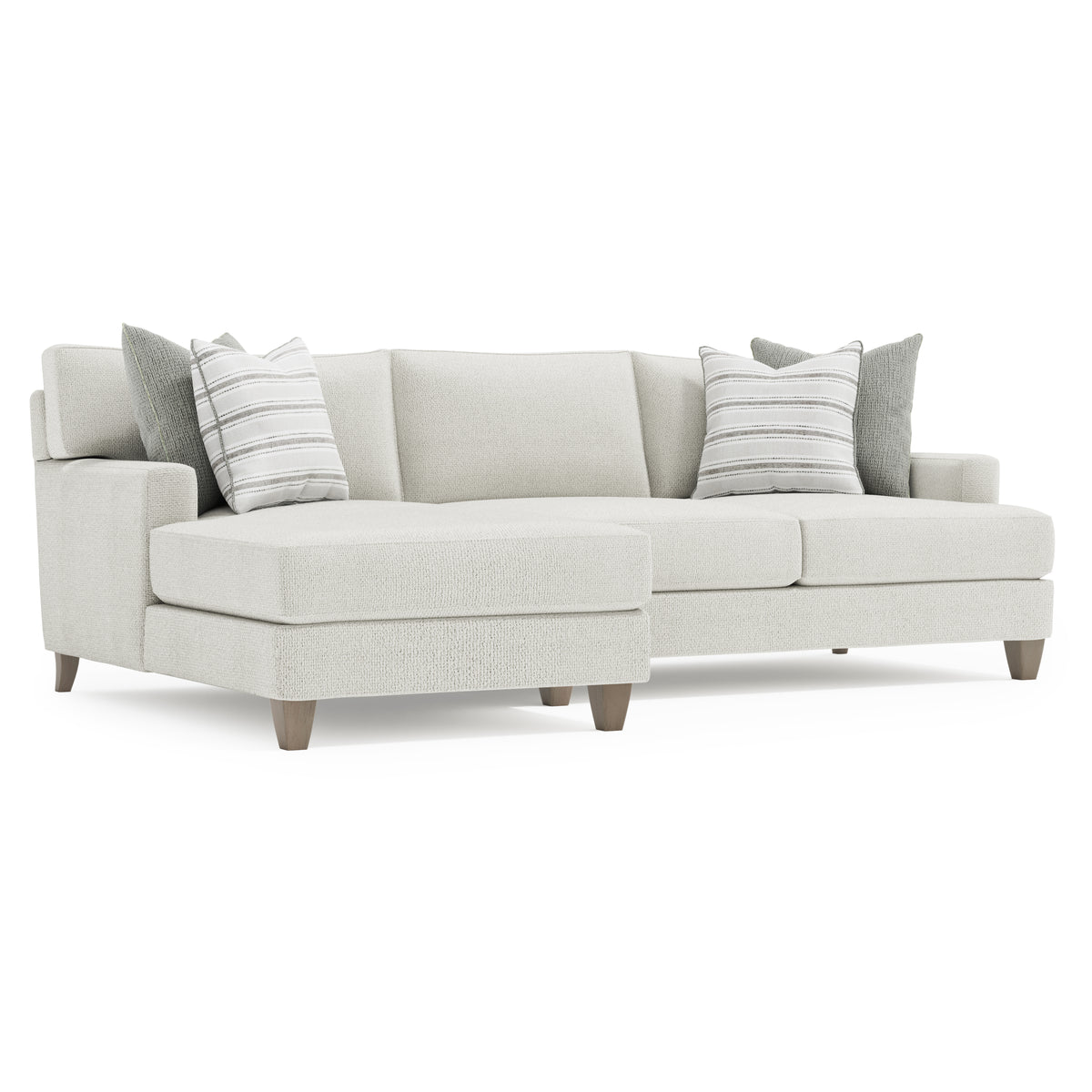 Mila 2-Piece Fabric Sectional by Bernhardt