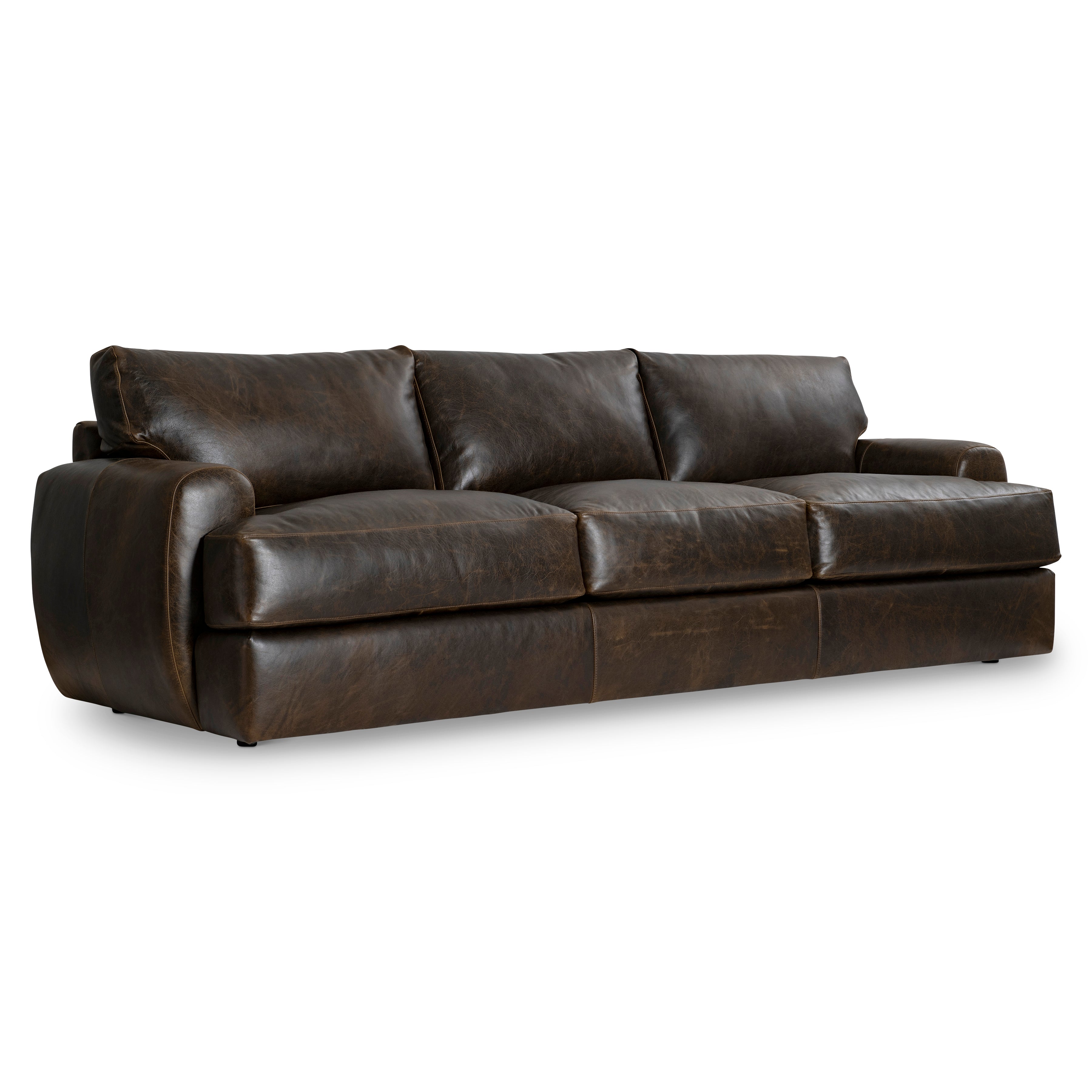 Cameron Leather Sofa by Bernhardt