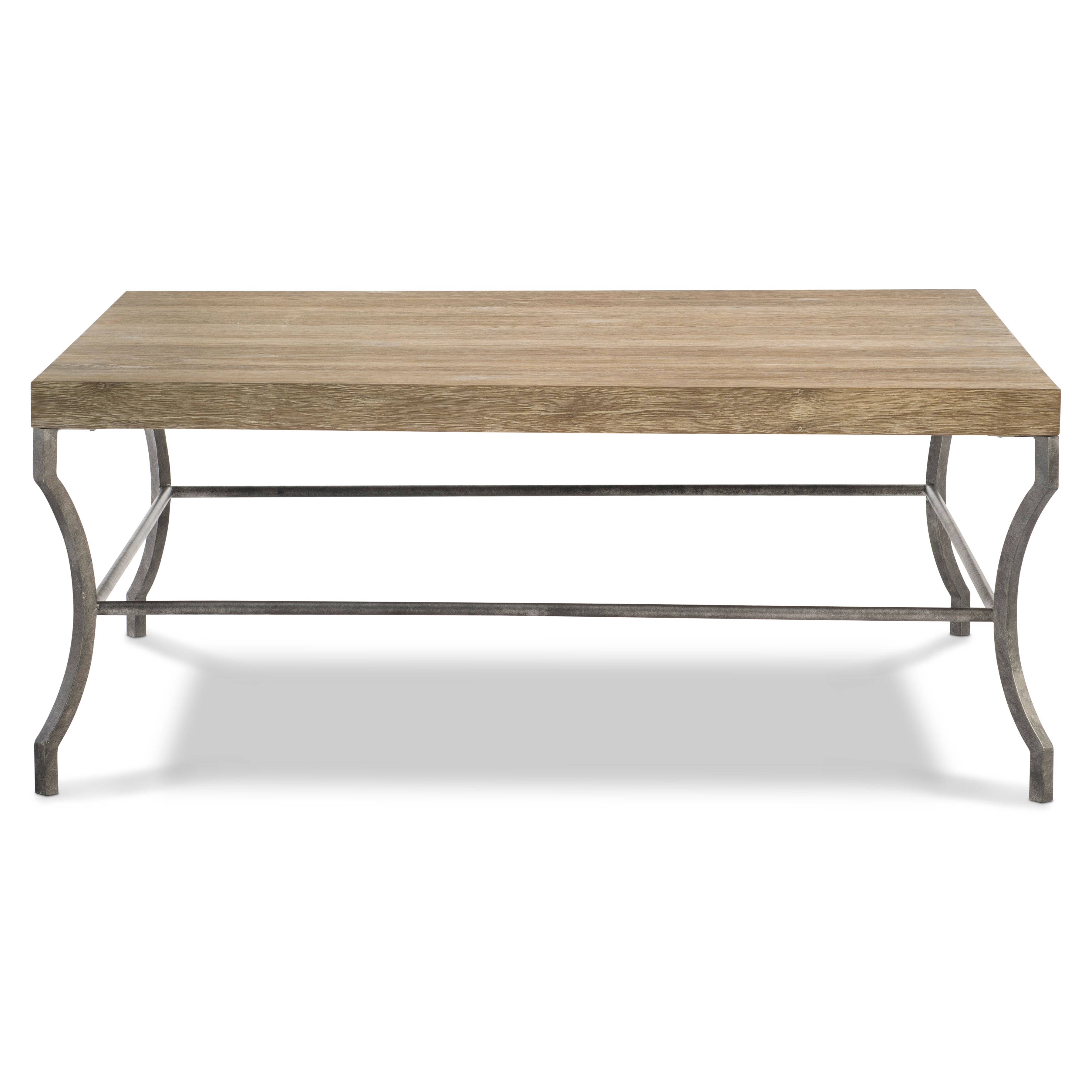 Tribeca Cocktail Table with Metal Legs by Bernhardt