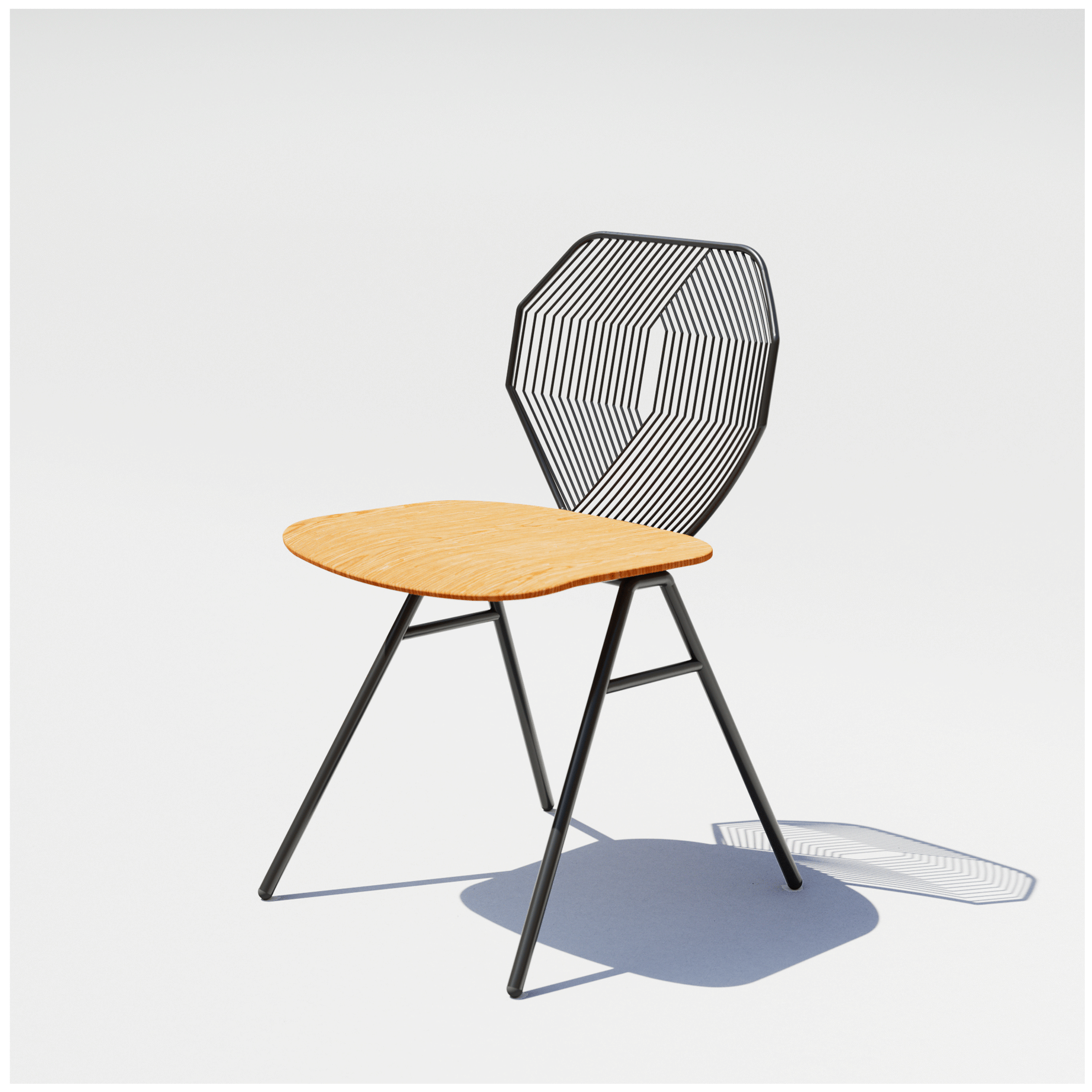 Wood & Wire Chair