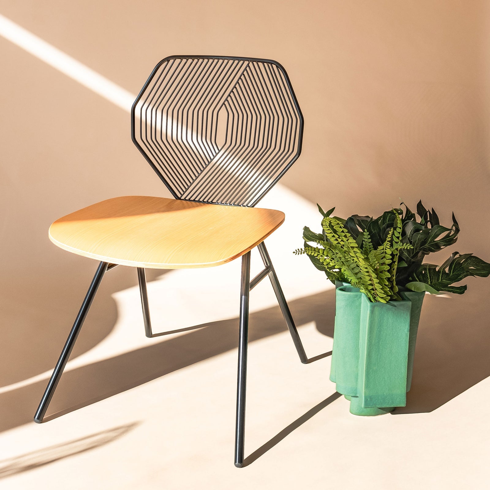 Wood & Wire Chair
