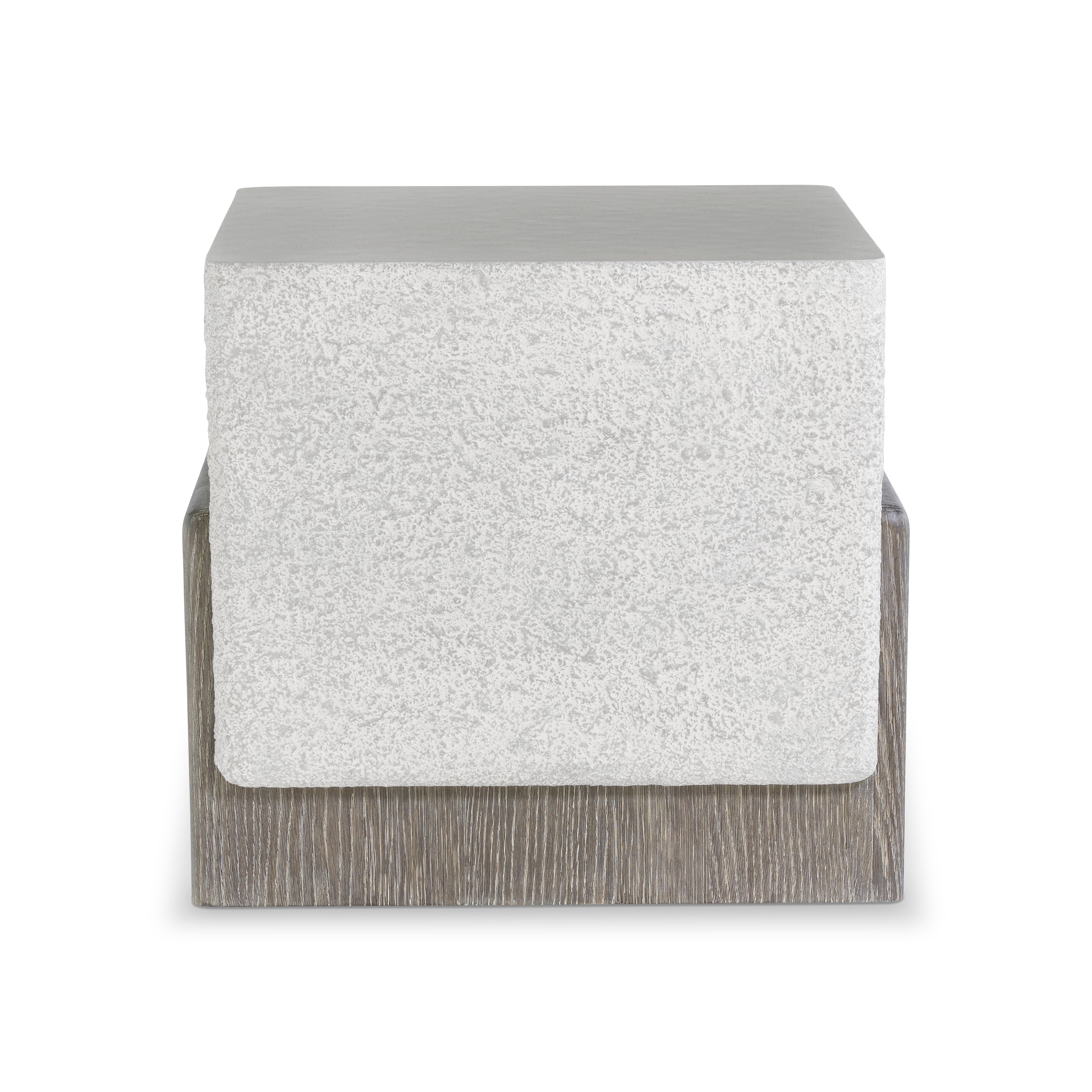 Monolith Square Side Table by Bernhardt