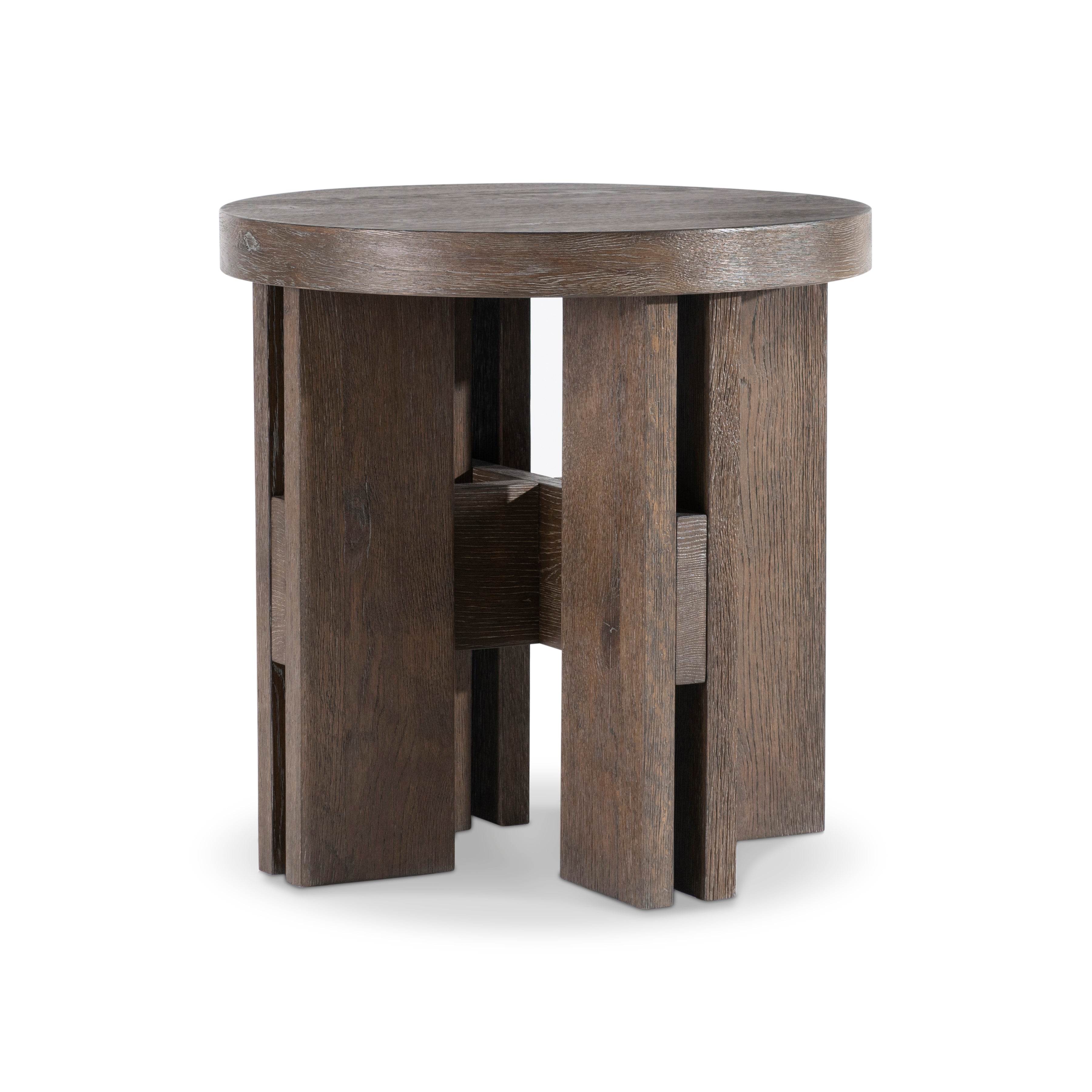 Outline Round Side Table by Bernhardt