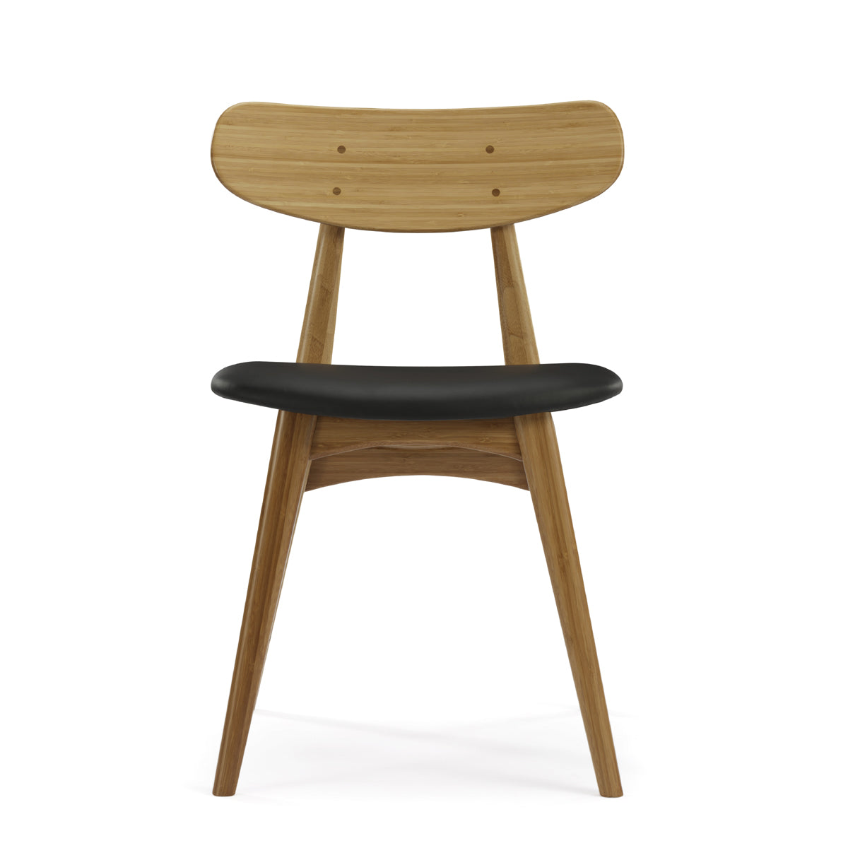Load image into Gallery viewer, Cassia Dining Chair With Leather Seat Caramelized (Set of 2) Stools &amp;amp; Chairs Greenington     Four Hands, Burke Decor, Mid Century Modern Furniture, Old Bones Furniture Company, Old Bones Co, Modern Mid Century, Designer Furniture, https://www.oldbonesco.com/
