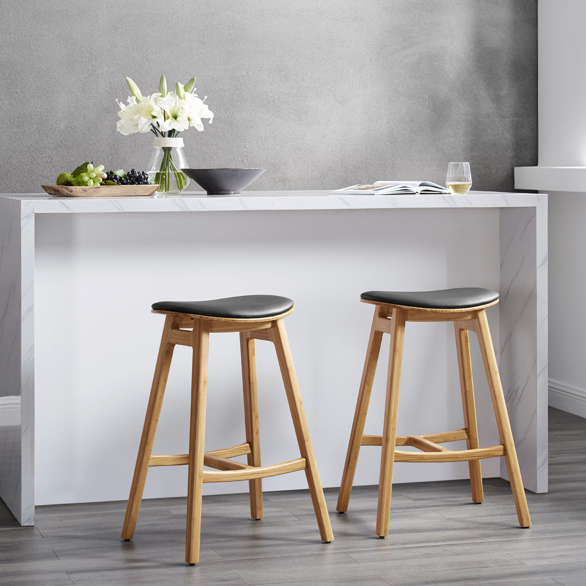 Skol Bar Height Stool With Leather Seat Caramelized (Set of 2) Stools & Chairs Greenington     Four Hands, Burke Decor, Mid Century Modern Furniture, Old Bones Furniture Company, Old Bones Co, Modern Mid Century, Designer Furniture, https://www.oldbonesco.com/