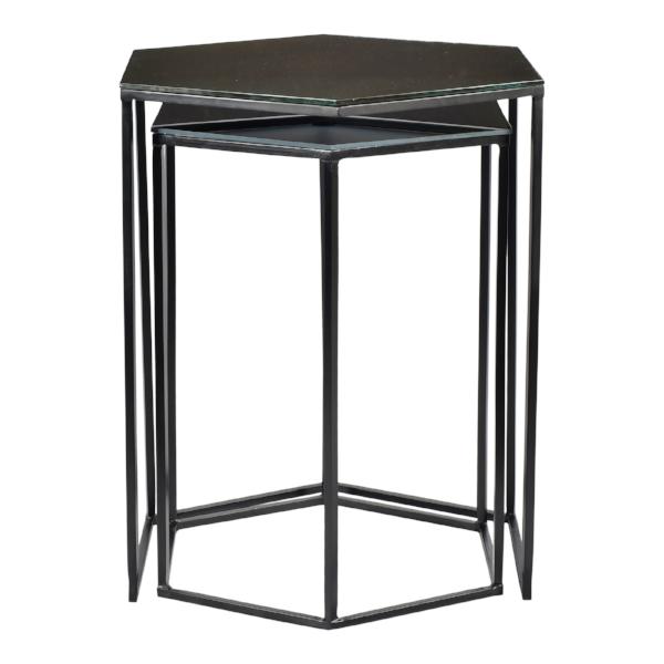 Polygon Accent Tables Set Of Two Accent Tables Moe's     Four Hands, Burke Decor, Mid Century Modern Furniture, Old Bones Furniture Company, Old Bones Co, Modern Mid Century, Designer Furniture, https://www.oldbonesco.com/