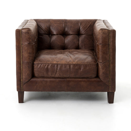 Abbott Club Chair-Cigar Lounge Chair Four Hands     Four Hands, Mid Century Modern Furniture, Old Bones Furniture Company, Old Bones Co, Modern Mid Century, Designer Furniture, https://www.oldbonesco.com/