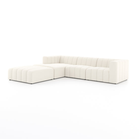 Langham Channeled 3-pc Sectional Left Arm Facing w/ Ottoman / Fayette CloudSectionals Four Hands  Left Arm Facing w/ Ottoman Fayette Cloud  Four Hands, Burke Decor, Mid Century Modern Furniture, Old Bones Furniture Company, Old Bones Co, Modern Mid Century, Designer Furniture, https://www.oldbonesco.com/