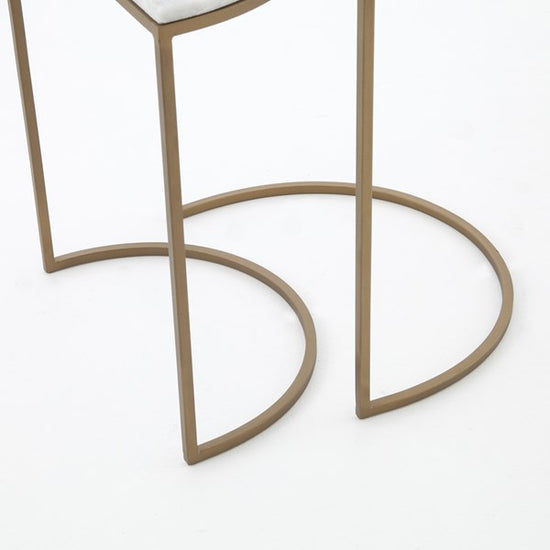 Ane Nesting Tables - Iron Matte Brass Nesting Table Four Hands     Four Hands, Mid Century Modern Furniture, Old Bones Furniture Company, Old Bones Co, Modern Mid Century, Designer Furniture, https://www.oldbonesco.com/