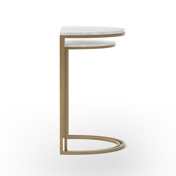 Ane Nesting Tables - Iron Matte Brass Nesting Table Four Hands     Four Hands, Mid Century Modern Furniture, Old Bones Furniture Company, Old Bones Co, Modern Mid Century, Designer Furniture, https://www.oldbonesco.com/