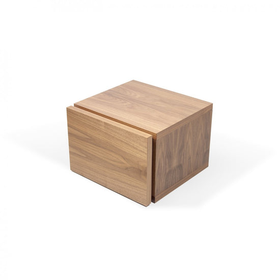 Float Night Stand 1 Drawer WalnutNightstand/End Table Temahome  Walnut   Four Hands, Burke Decor, Mid Century Modern Furniture, Old Bones Furniture Company, Old Bones Co, Modern Mid Century, Designer Furniture, https://www.oldbonesco.com/