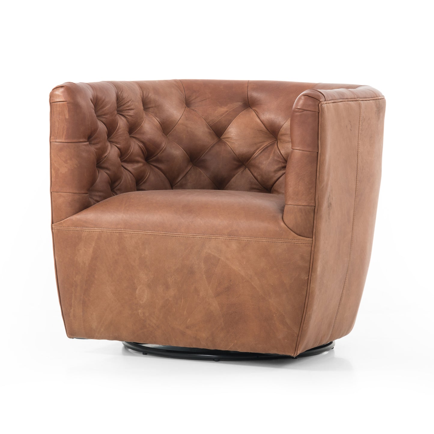 Hanover Swivel Chair Heirloom SiennaChair Four Hands  Heirloom Sienna   Four Hands, Mid Century Modern Furniture, Old Bones Furniture Company, Old Bones Co, Modern Mid Century, Designer Furniture, https://www.oldbonesco.com/
