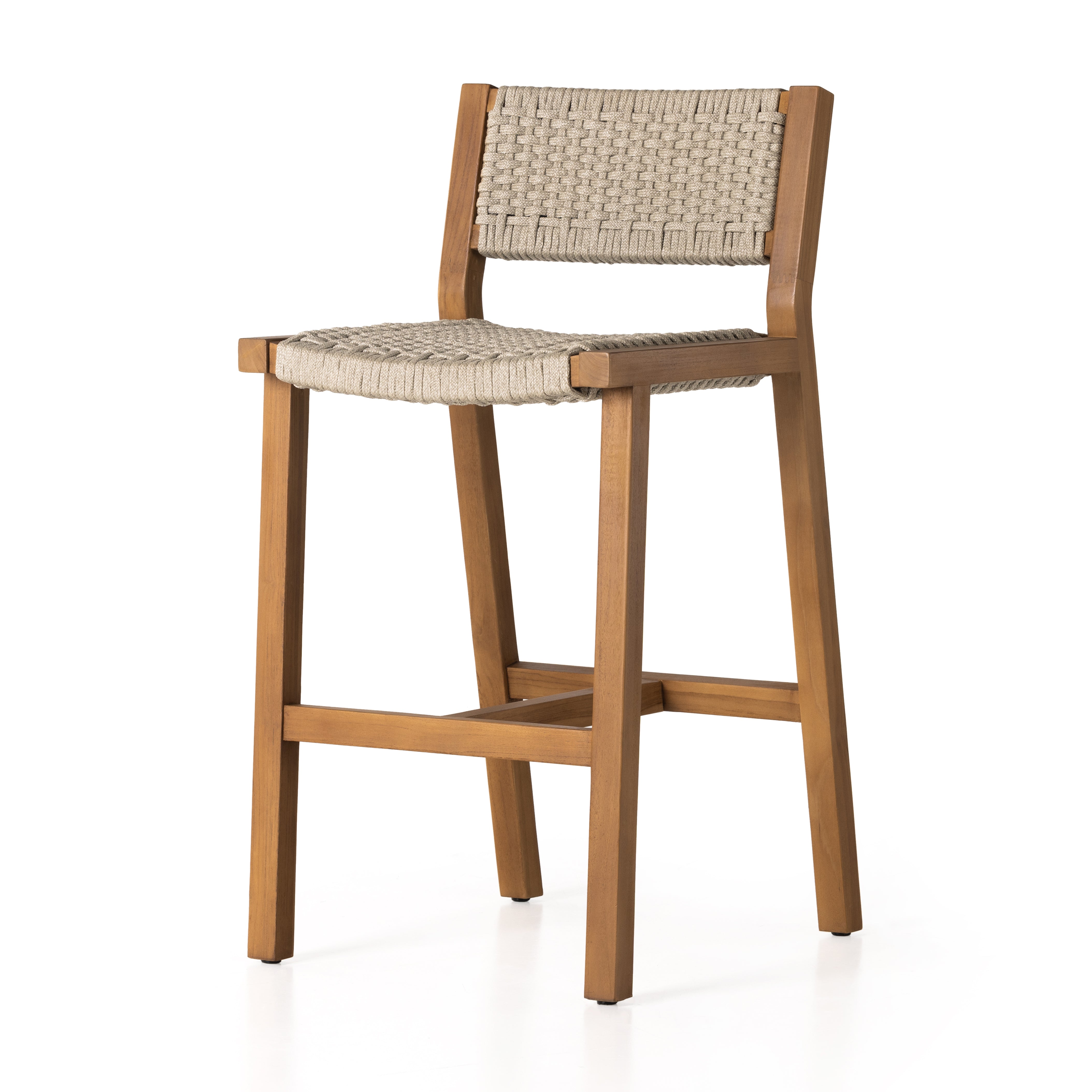 Delano Outdoor Bar + Counter Stool Bar / Natural TeakBAR AND COUNTER STOOL Four Hands  Bar Natural Teak  Four Hands, Mid Century Modern Furniture, Old Bones Furniture Company, Old Bones Co, Modern Mid Century, Designer Furniture, https://www.oldbonesco.com/
