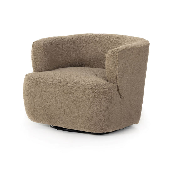 Mila Swivel Chair Sheepskin CamelSwivel Chair Four Hands  Sheepskin Camel   Four Hands, Mid Century Modern Furniture, Old Bones Furniture Company, Old Bones Co, Modern Mid Century, Designer Furniture, https://www.oldbonesco.com/