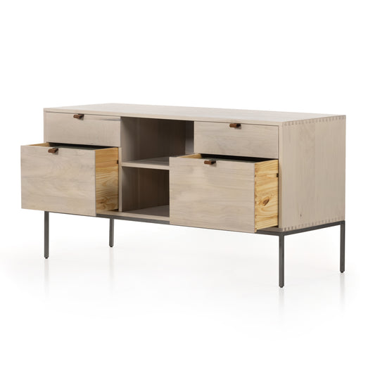 Trey Modular Filing Credenza Filing Cabinets Four Hands     Four Hands, Mid Century Modern Furniture, Old Bones Furniture Company, Old Bones Co, Modern Mid Century, Designer Furniture, https://www.oldbonesco.com/