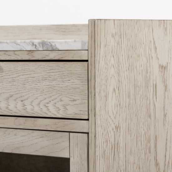 Viggo Sideboard-Vinatge White Wash Sideboard Four Hands     Four Hands, Burke Decor, Mid Century Modern Furniture, Old Bones Furniture Company, Old Bones Co, Modern Mid Century, Designer Furniture, https://www.oldbonesco.com/