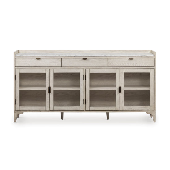 Viggo Sideboard-Vinatge White Wash Sideboard Four Hands     Four Hands, Burke Decor, Mid Century Modern Furniture, Old Bones Furniture Company, Old Bones Co, Modern Mid Century, Designer Furniture, https://www.oldbonesco.com/