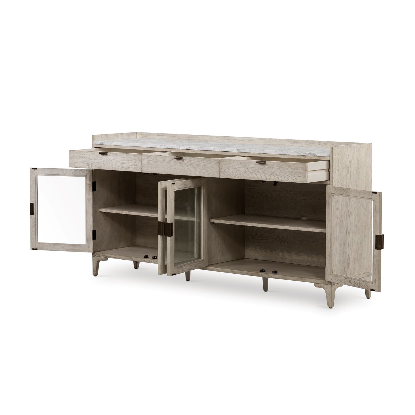 Viggo Sideboard-Vinatge White Wash Sideboard Four Hands     Four Hands, Burke Decor, Mid Century Modern Furniture, Old Bones Furniture Company, Old Bones Co, Modern Mid Century, Designer Furniture, https://www.oldbonesco.com/