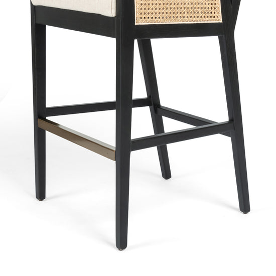 Load image into Gallery viewer, Antonia Cane Stool BAR AND COUNTER STOOL Four Hands     Four Hands, Burke Decor, Mid Century Modern Furniture, Old Bones Furniture Company, Old Bones Co, Modern Mid Century, Designer Furniture, https://www.oldbonesco.com/
