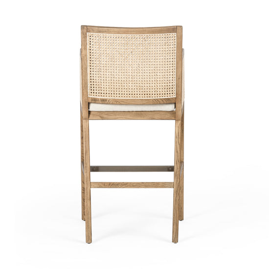 Load image into Gallery viewer, Antonia Cane Stool BAR AND COUNTER STOOL Four Hands     Four Hands, Burke Decor, Mid Century Modern Furniture, Old Bones Furniture Company, Old Bones Co, Modern Mid Century, Designer Furniture, https://www.oldbonesco.com/
