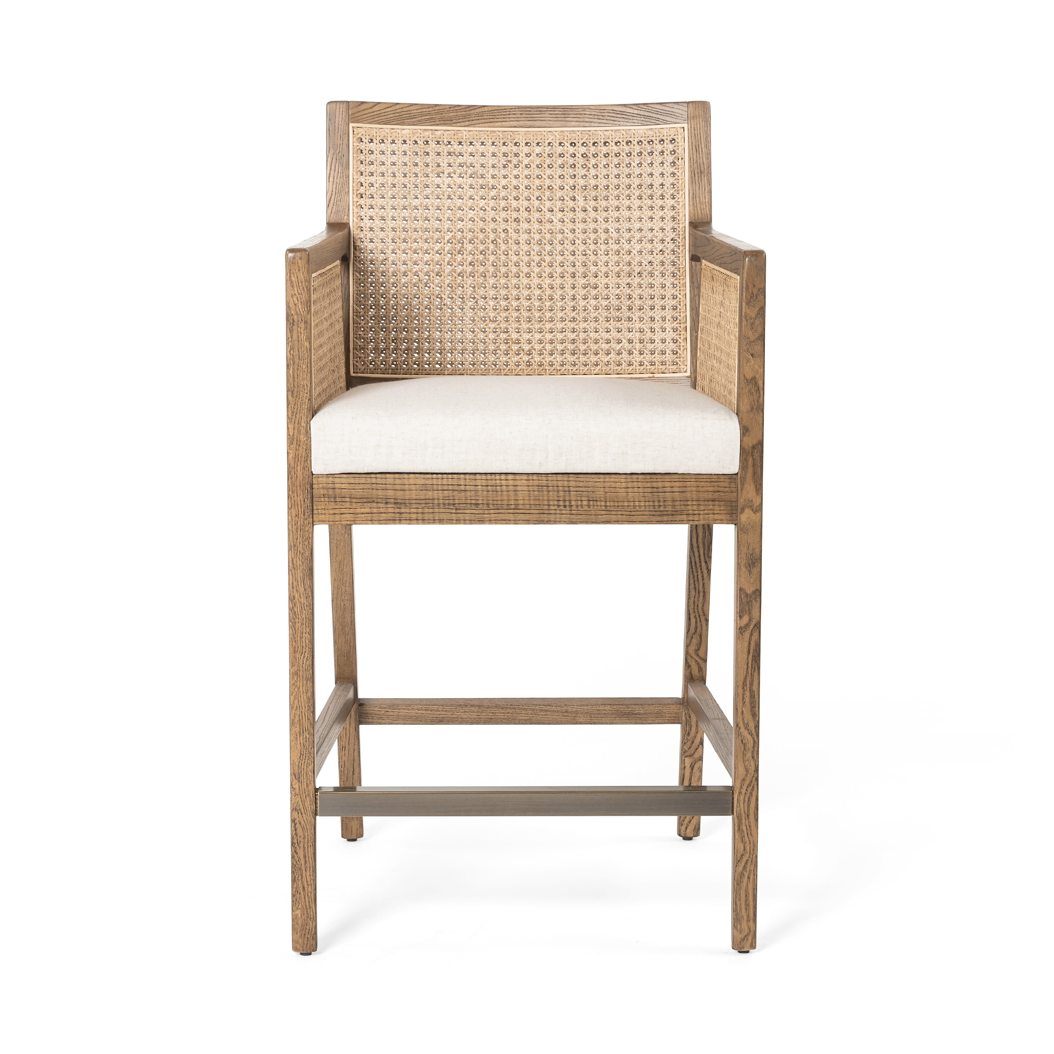 Antonia Cane Stool BAR AND COUNTER STOOL Four Hands     Four Hands, Burke Decor, Mid Century Modern Furniture, Old Bones Furniture Company, Old Bones Co, Modern Mid Century, Designer Furniture, https://www.oldbonesco.com/