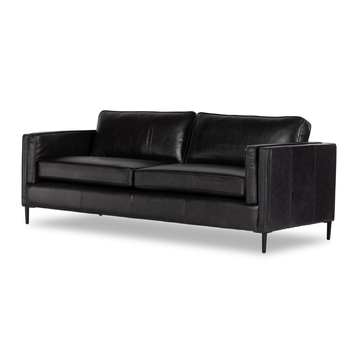 Emery 84" Sofa Sonoma BlackSofa Four Hands  Sonoma Black   Four Hands, Mid Century Modern Furniture, Old Bones Furniture Company, Old Bones Co, Modern Mid Century, Designer Furniture, https://www.oldbonesco.com/