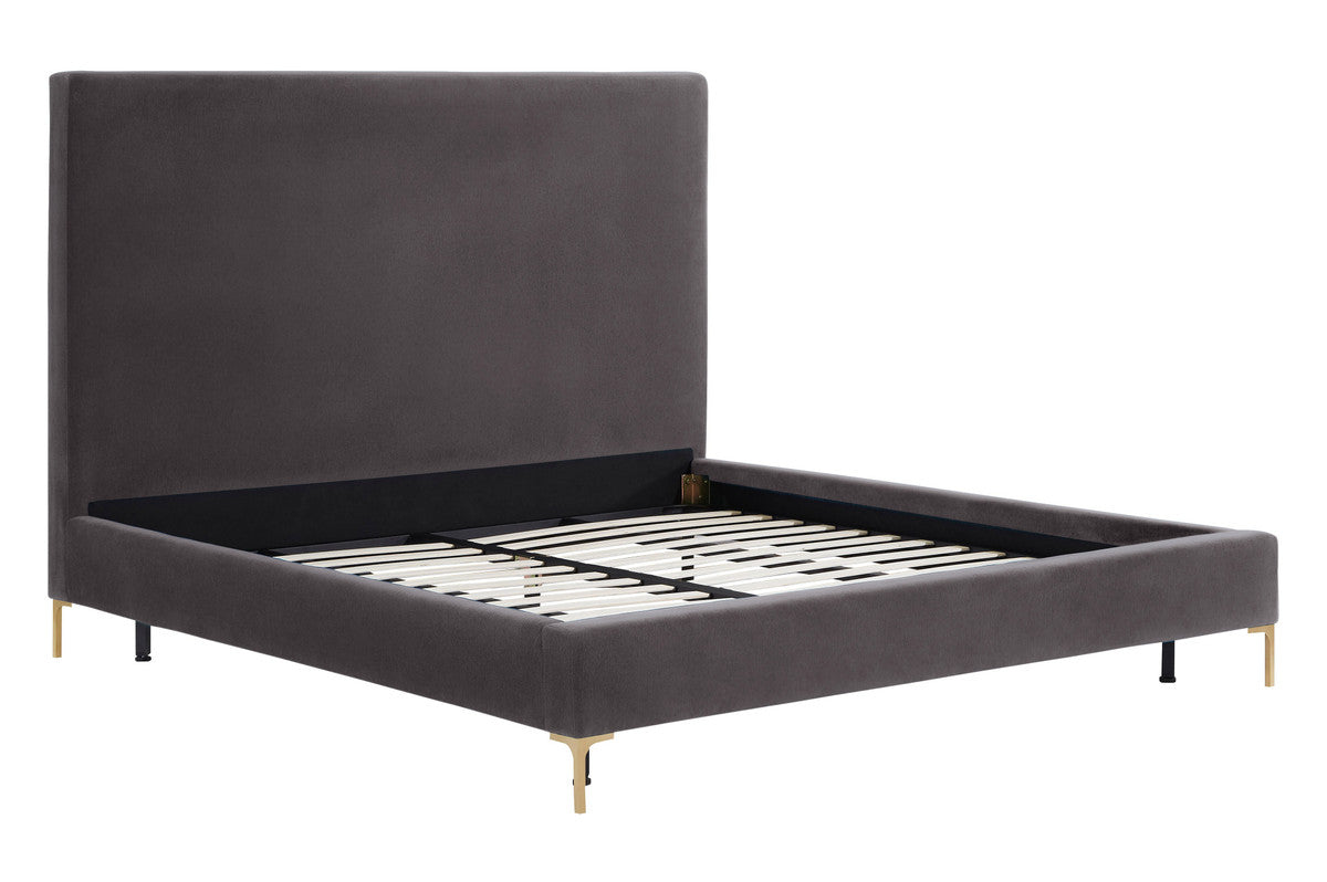 Delilah Textured Velvet Bed in Queen Bed TOV Furniture     Four Hands, Burke Decor, Mid Century Modern Furniture, Old Bones Furniture Company, Old Bones Co, Modern Mid Century, Designer Furniture, https://www.oldbonesco.com/